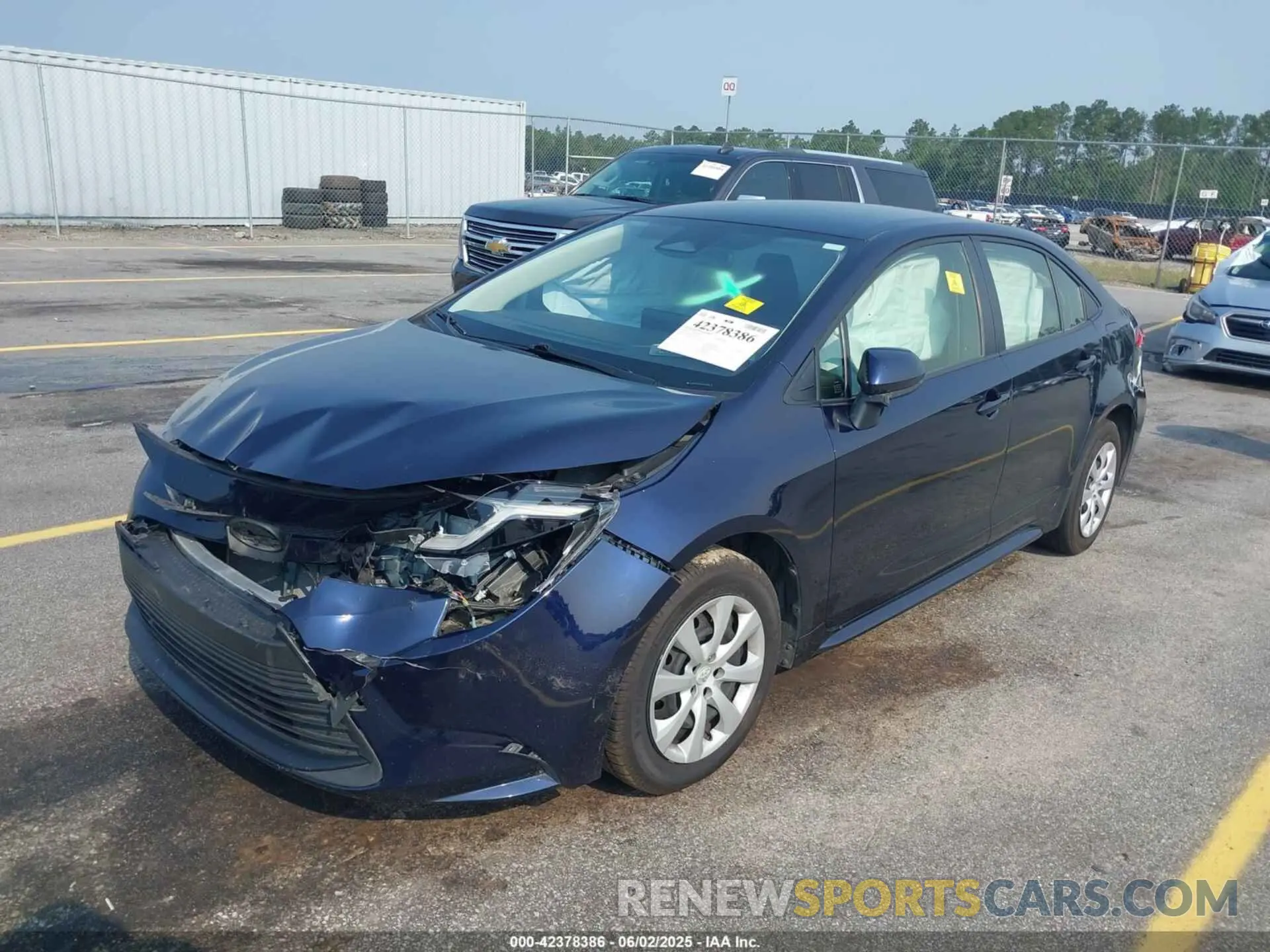 2 Photograph of a damaged car JTDBCMFE2PJ015338 TOYOTA COROLLA 2023