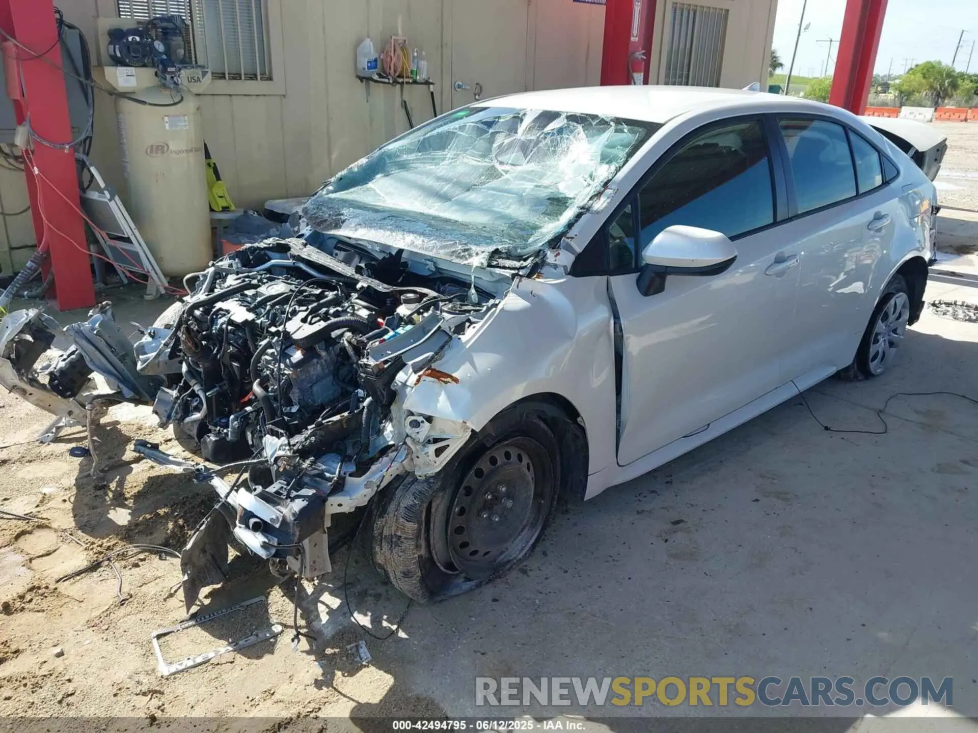 2 Photograph of a damaged car JTDBCMFE3PJ001058 TOYOTA COROLLA 2023