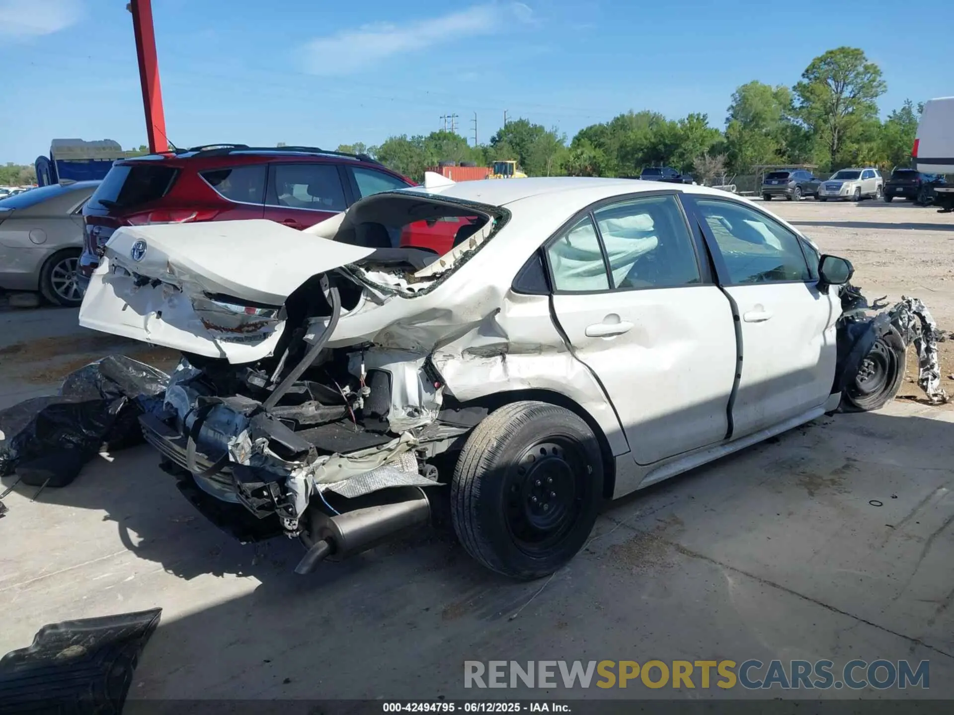 4 Photograph of a damaged car JTDBCMFE3PJ001058 TOYOTA COROLLA 2023