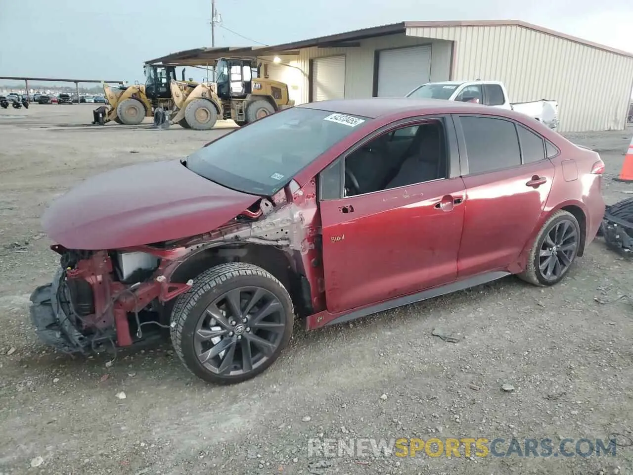 1 Photograph of a damaged car JTDBCMFE3PJ003604 TOYOTA COROLLA 2023