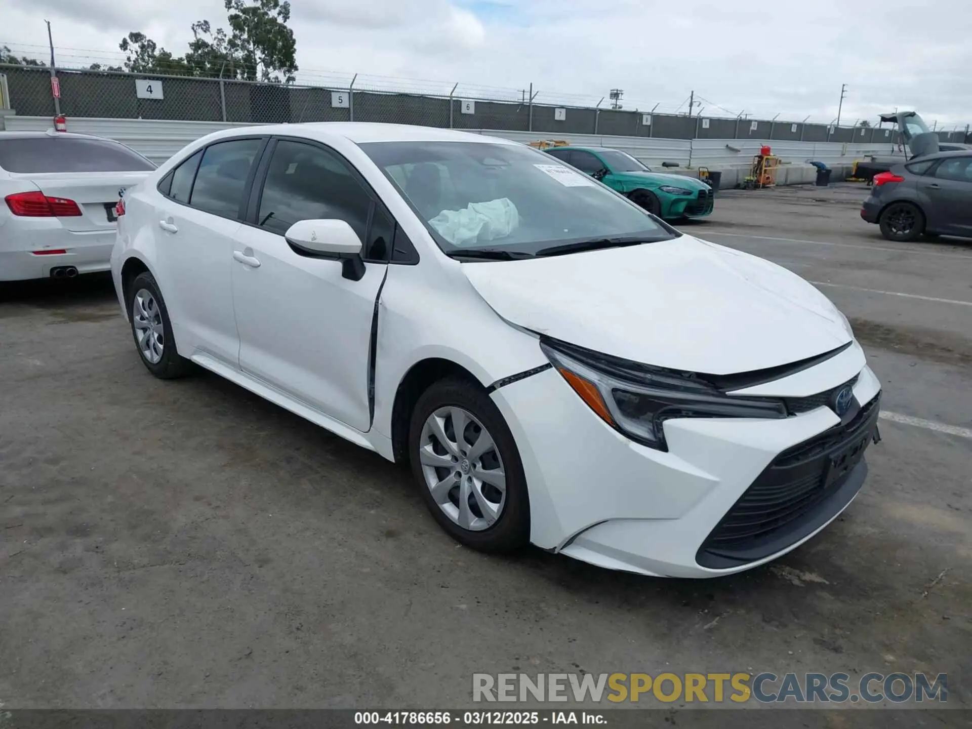 1 Photograph of a damaged car JTDBCMFE3PJ010097 TOYOTA COROLLA 2023