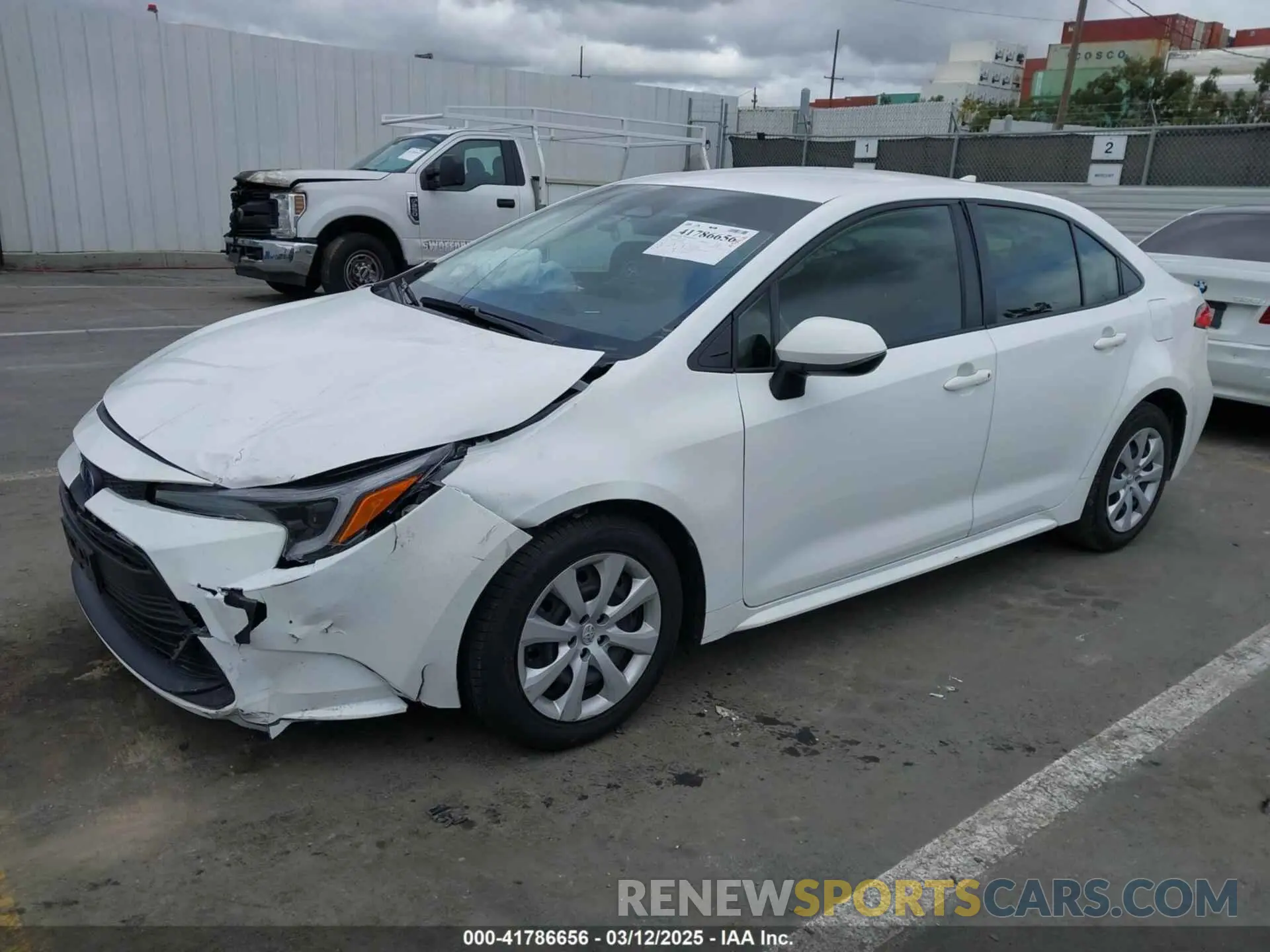2 Photograph of a damaged car JTDBCMFE3PJ010097 TOYOTA COROLLA 2023