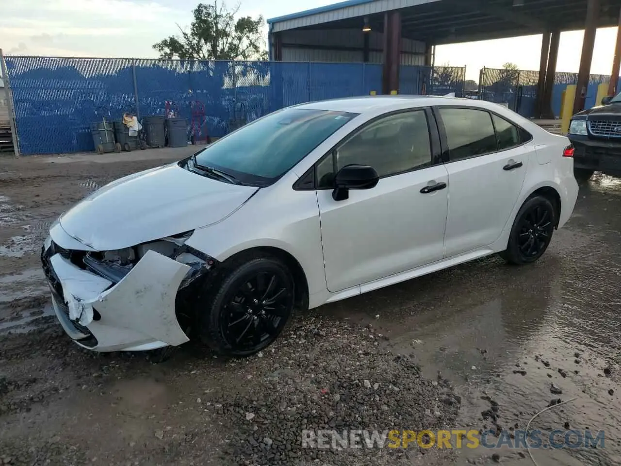 1 Photograph of a damaged car JTDBCMFE3PJ011296 TOYOTA COROLLA 2023