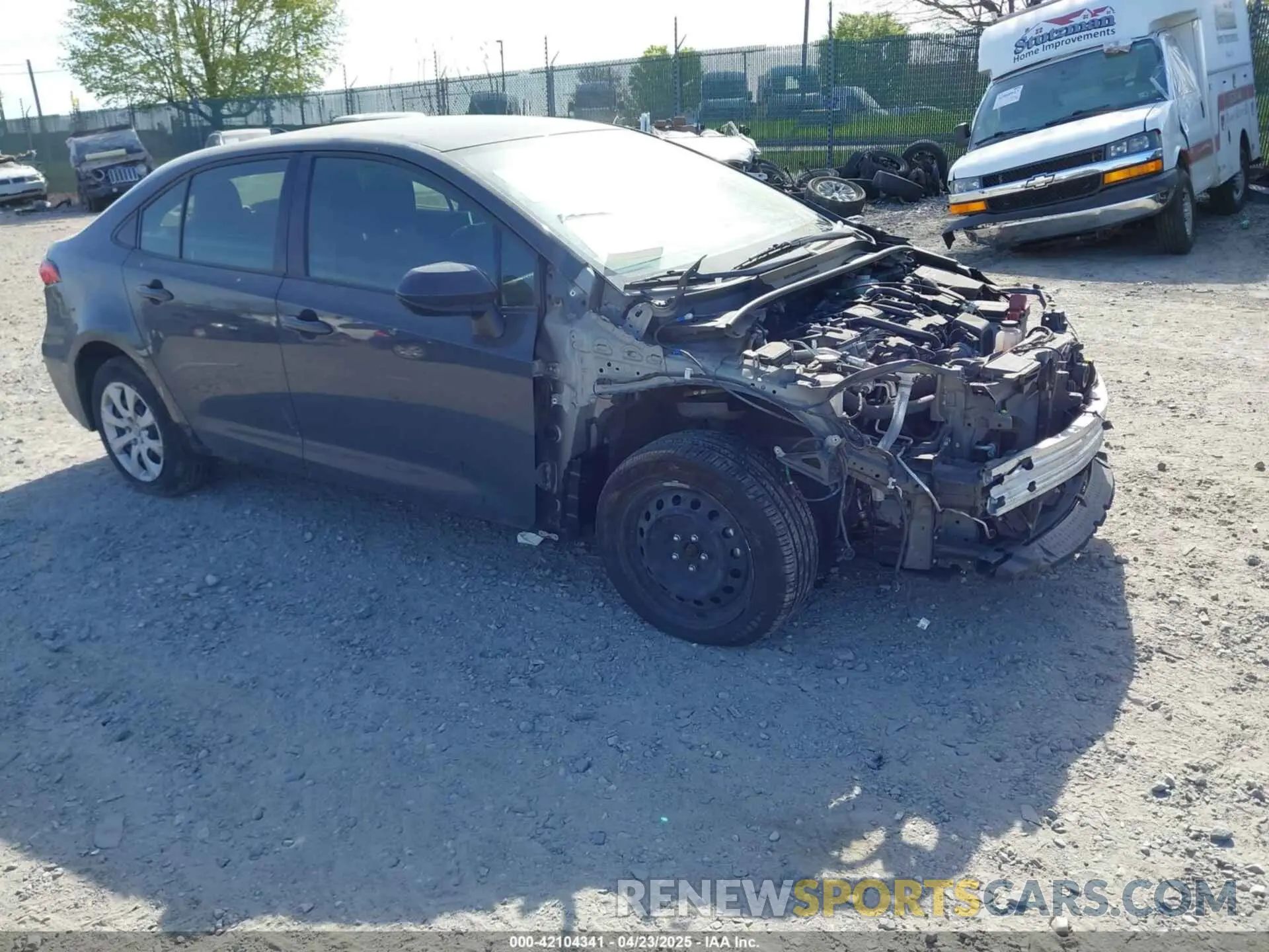 1 Photograph of a damaged car JTDBCMFE4P3017306 TOYOTA COROLLA 2023