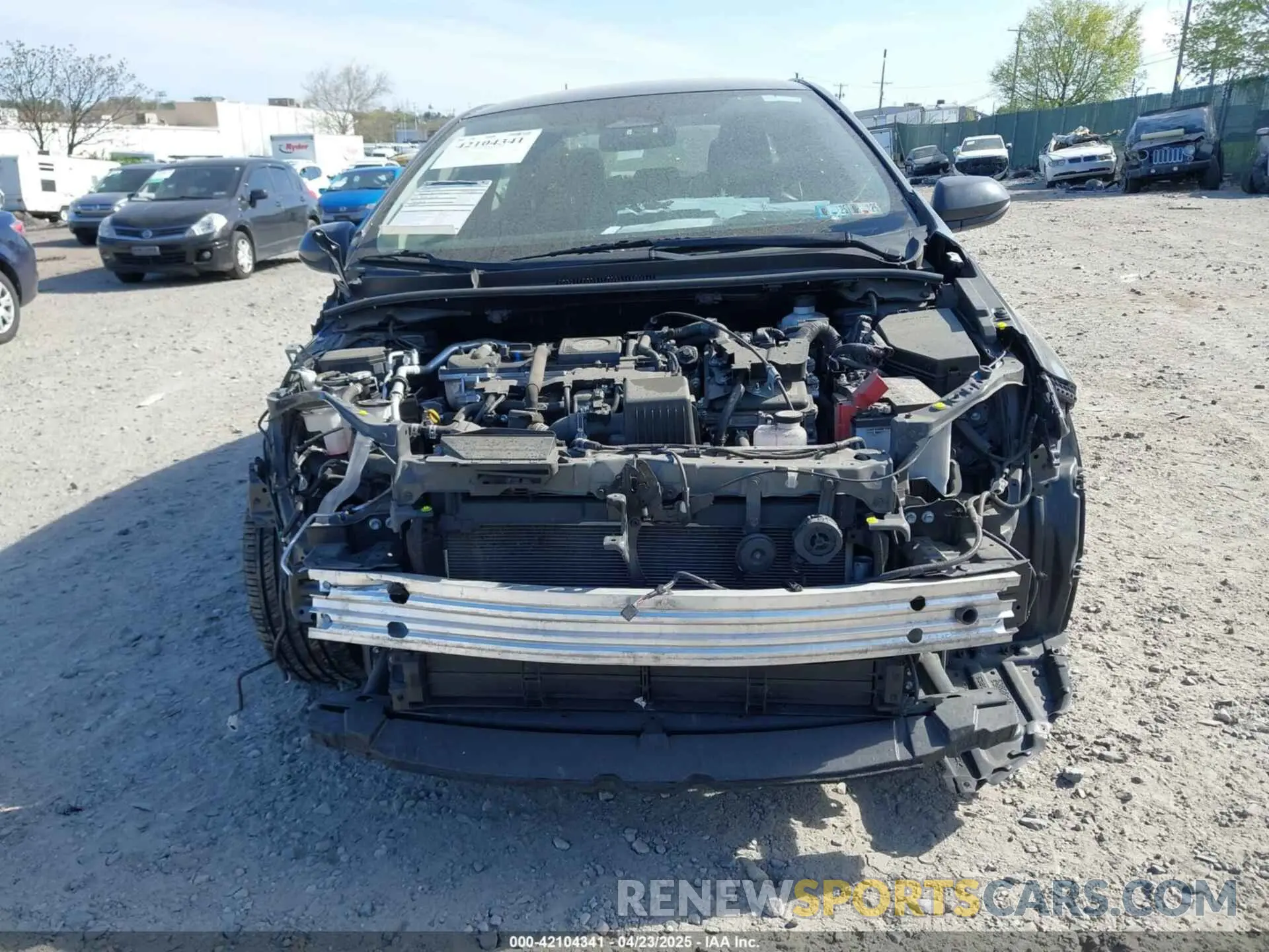 11 Photograph of a damaged car JTDBCMFE4P3017306 TOYOTA COROLLA 2023