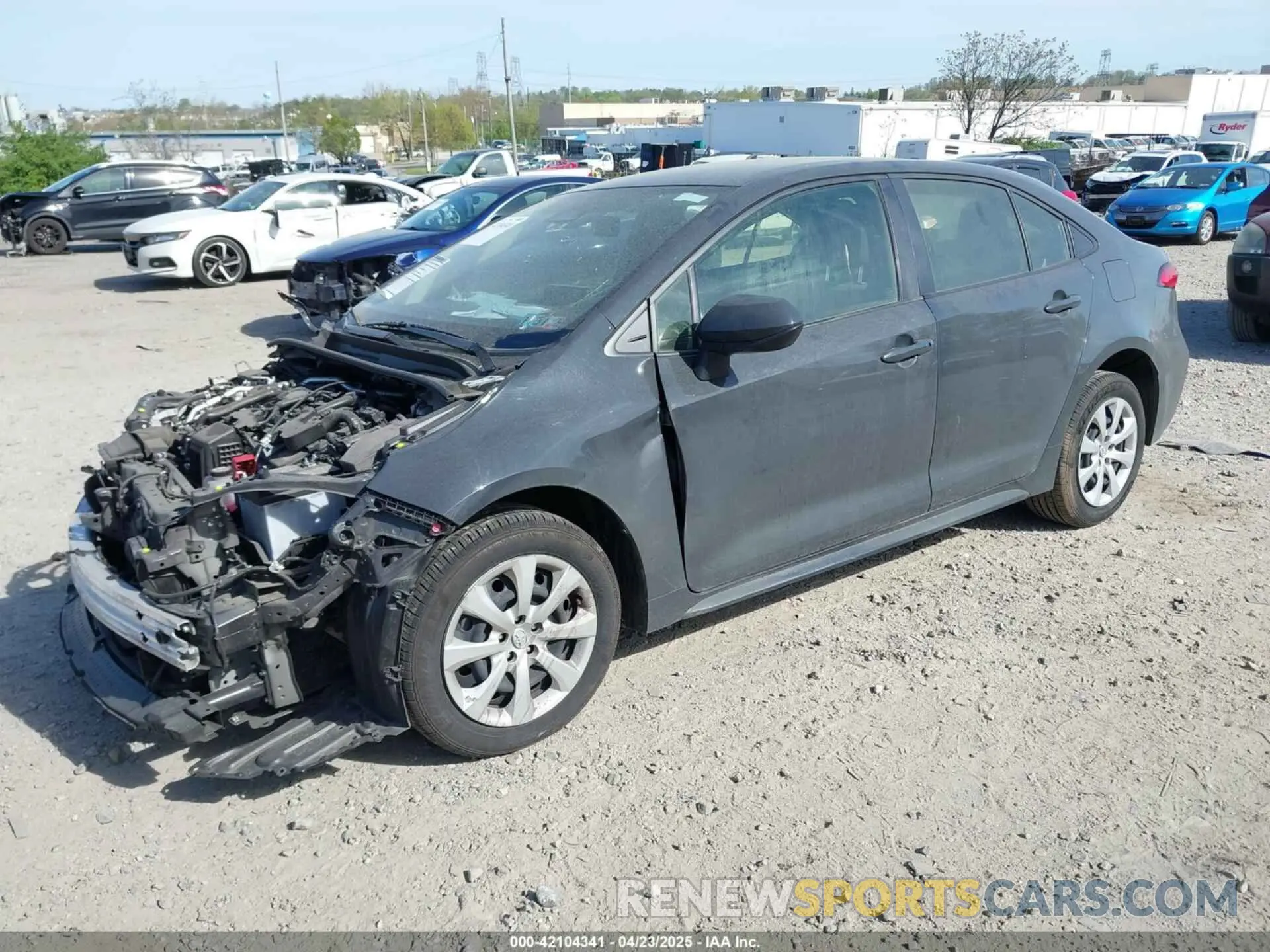 2 Photograph of a damaged car JTDBCMFE4P3017306 TOYOTA COROLLA 2023