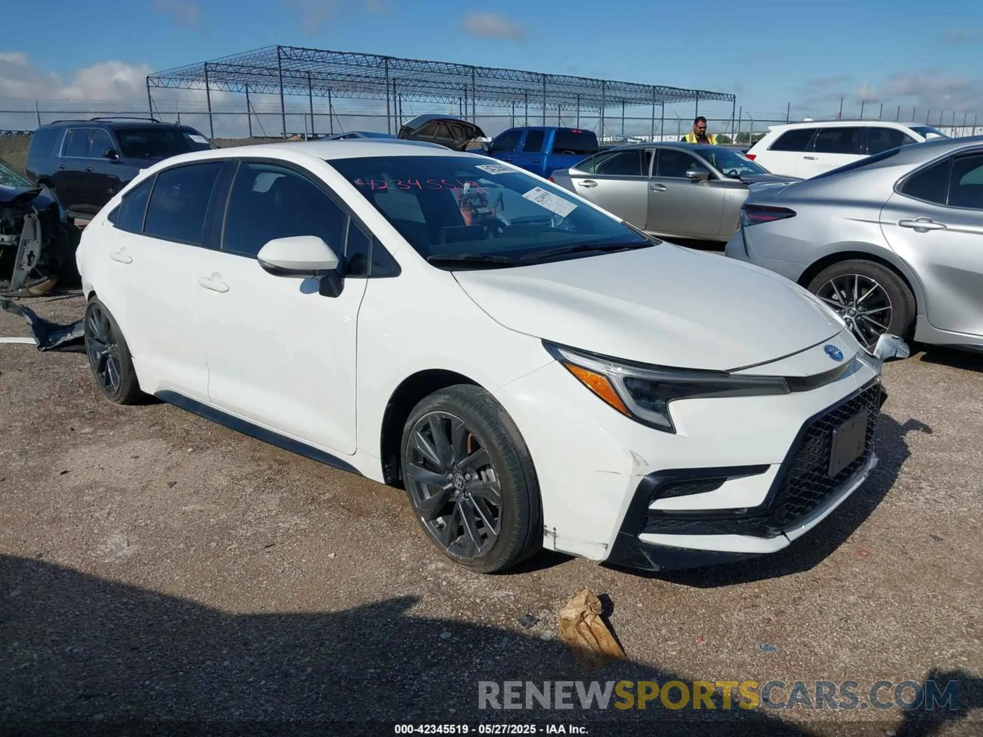 1 Photograph of a damaged car JTDBCMFE4P3018150 TOYOTA COROLLA 2023