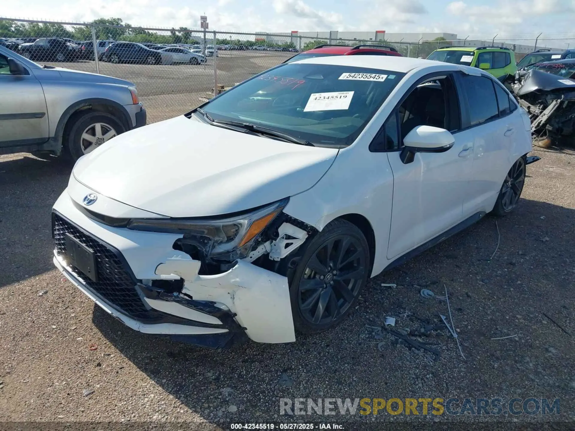 2 Photograph of a damaged car JTDBCMFE4P3018150 TOYOTA COROLLA 2023