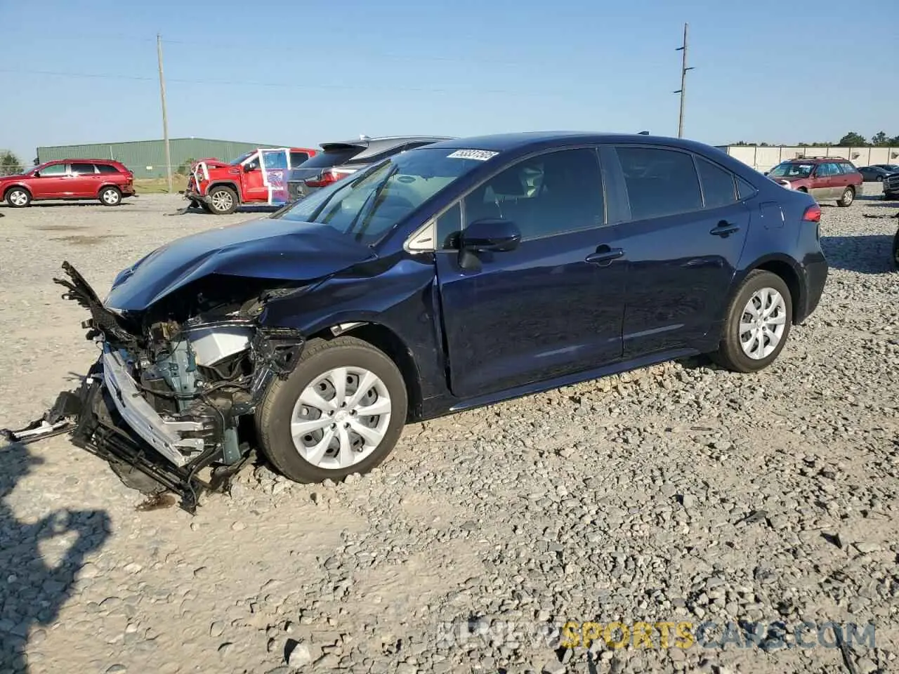 1 Photograph of a damaged car JTDBCMFE4PJ004020 TOYOTA COROLLA 2023