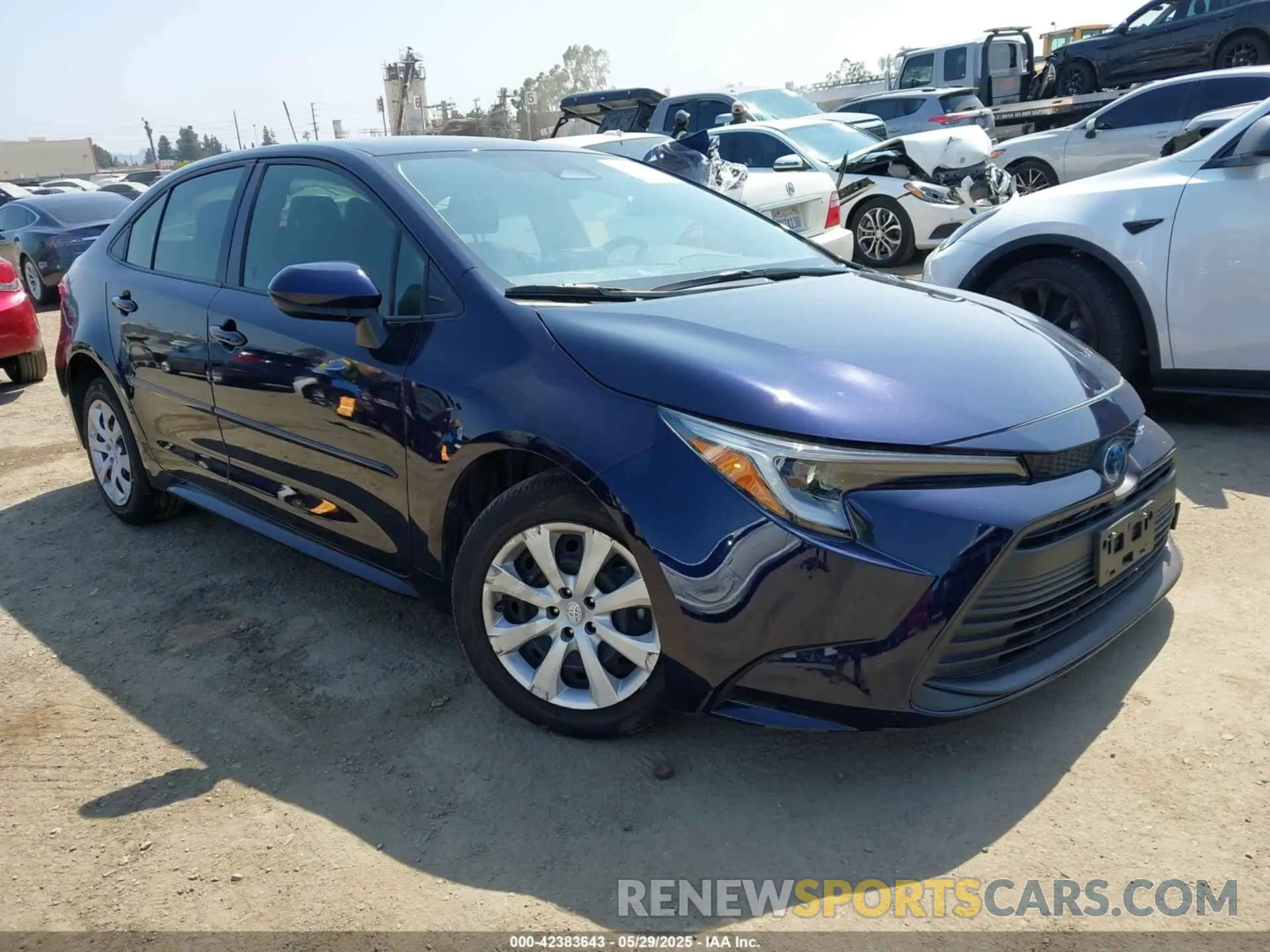 1 Photograph of a damaged car JTDBCMFE4PJ004163 TOYOTA COROLLA 2023