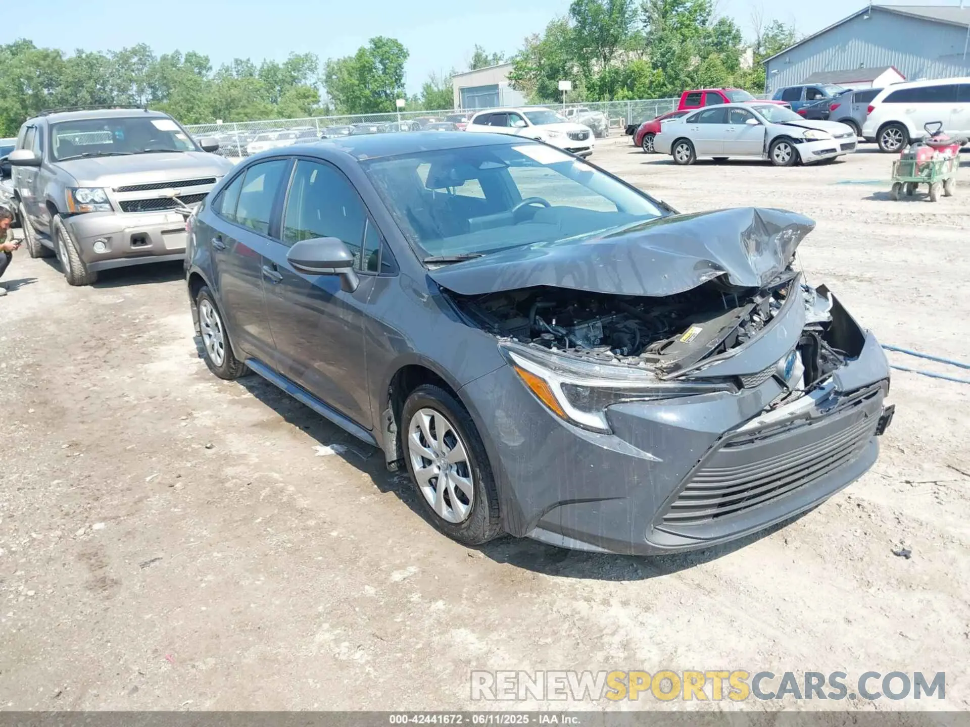 1 Photograph of a damaged car JTDBCMFE5P3001549 TOYOTA COROLLA 2023
