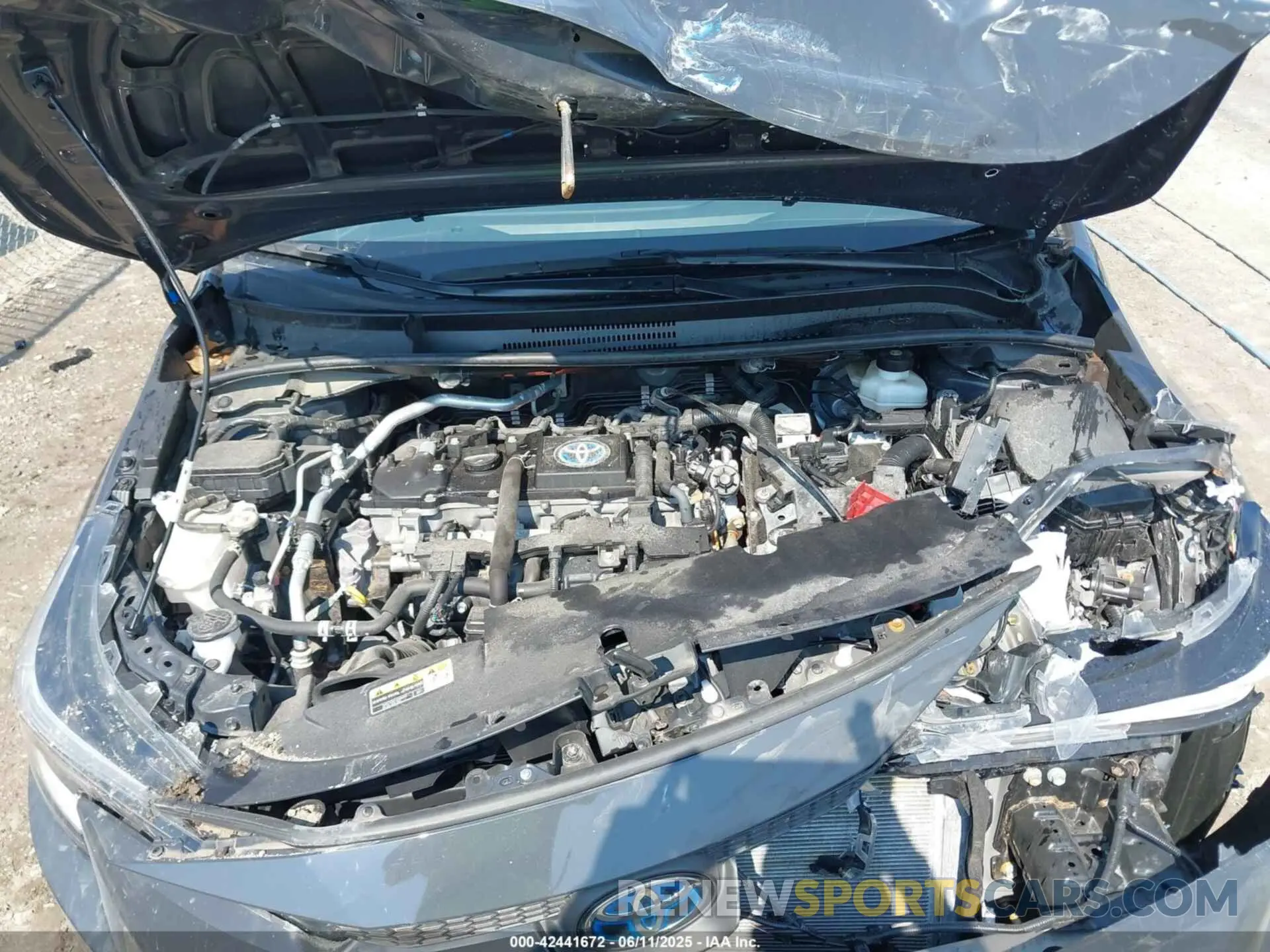 10 Photograph of a damaged car JTDBCMFE5P3001549 TOYOTA COROLLA 2023