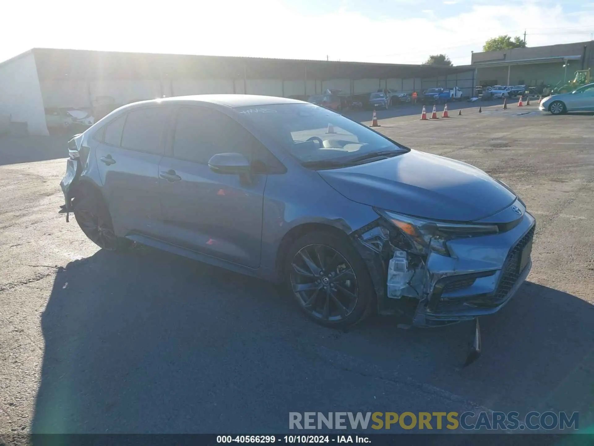 1 Photograph of a damaged car JTDBCMFE5P3010820 TOYOTA COROLLA 2023