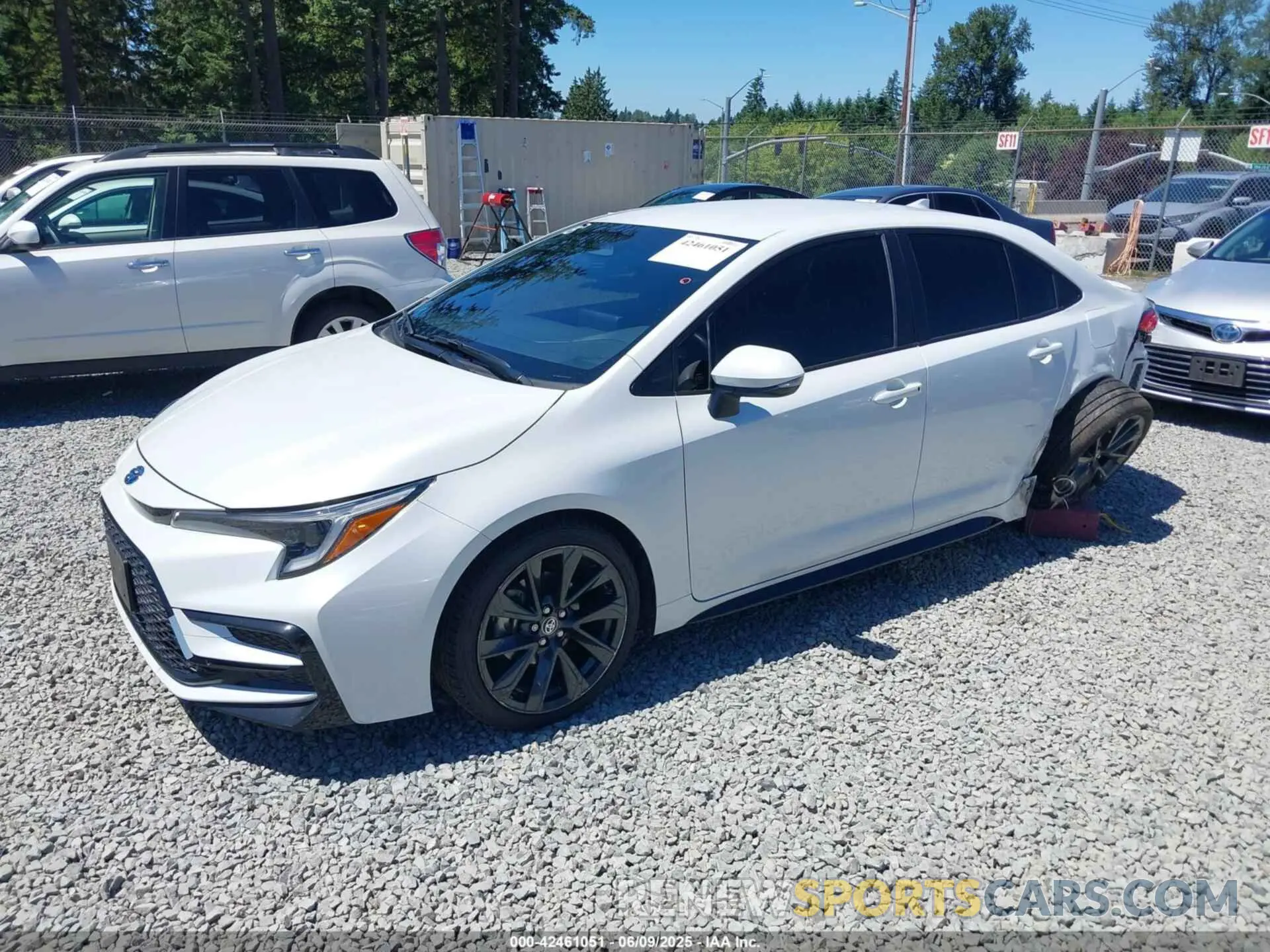 2 Photograph of a damaged car JTDBCMFE5P3015290 TOYOTA COROLLA 2023
