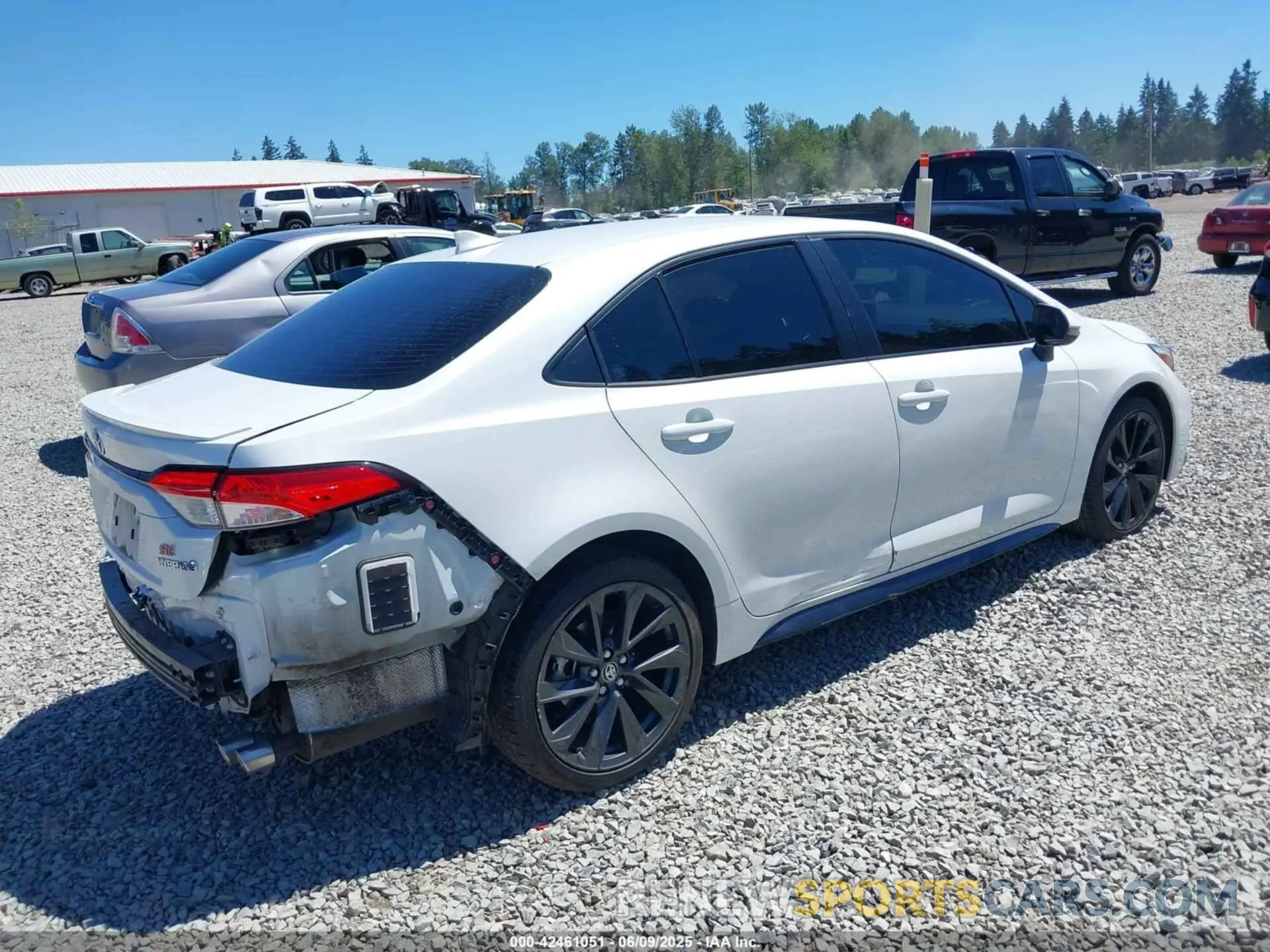 4 Photograph of a damaged car JTDBCMFE5P3015290 TOYOTA COROLLA 2023