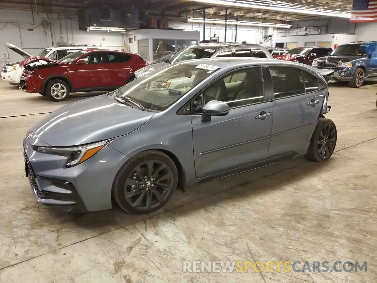 1 Photograph of a damaged car JTDBCMFE5P3016195 TOYOTA COROLLA 2023
