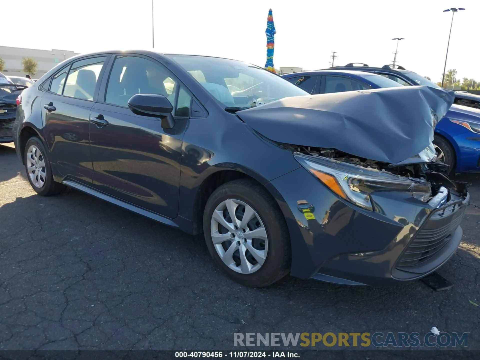 1 Photograph of a damaged car JTDBCMFE5P3023423 TOYOTA COROLLA 2023