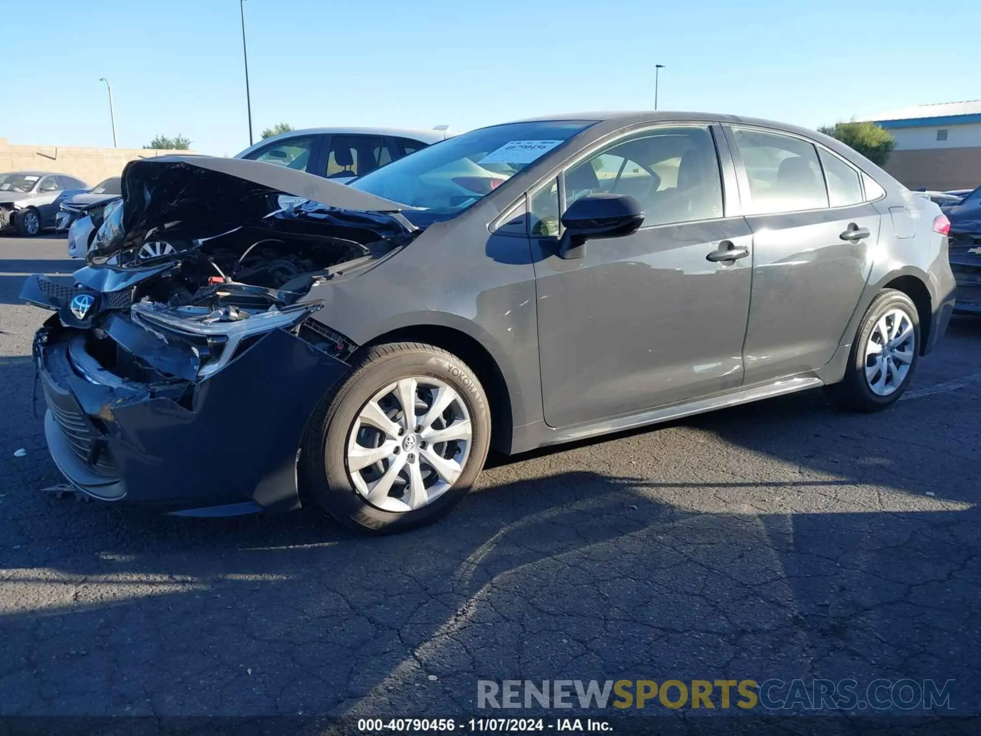 2 Photograph of a damaged car JTDBCMFE5P3023423 TOYOTA COROLLA 2023