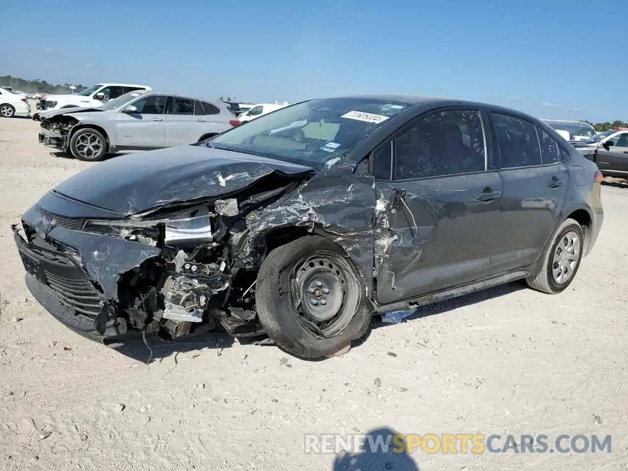 1 Photograph of a damaged car JTDBCMFE5P3026466 TOYOTA COROLLA 2023