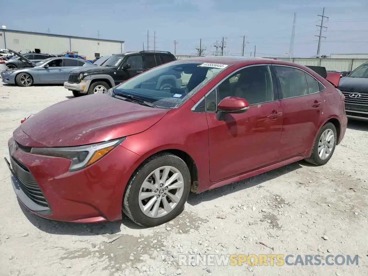 1 Photograph of a damaged car JTDBCMFE5PJ006052 TOYOTA COROLLA 2023