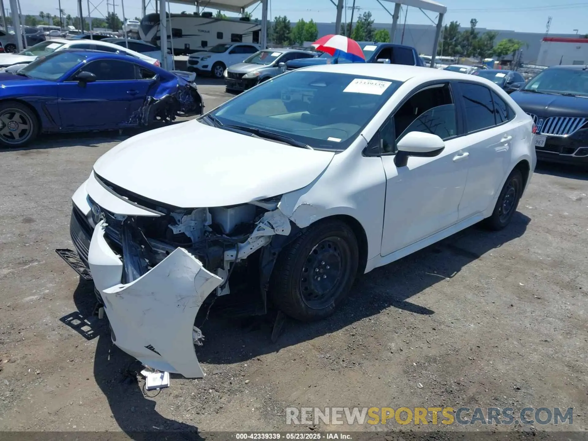 2 Photograph of a damaged car JTDBCMFE5PJ015768 TOYOTA COROLLA 2023