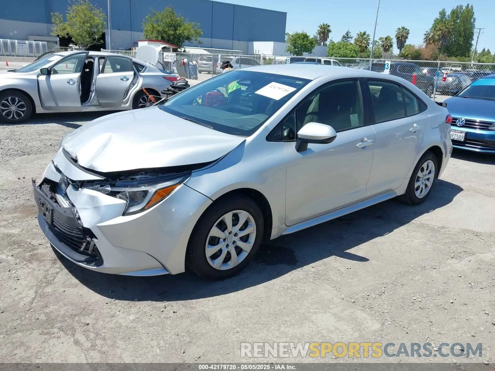 2 Photograph of a damaged car JTDBCMFE6P3000801 TOYOTA COROLLA 2023