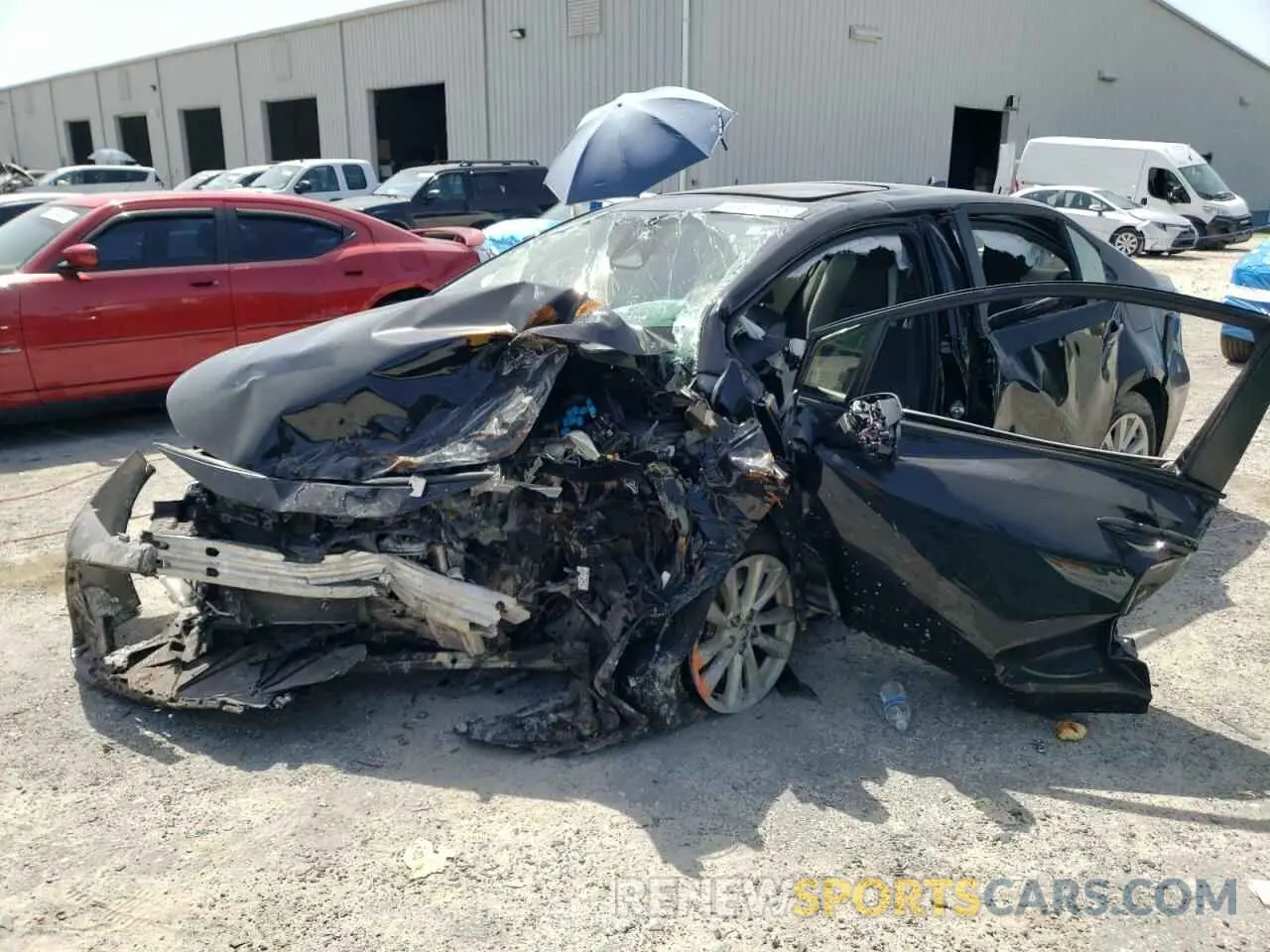 1 Photograph of a damaged car JTDBCMFE6P3004444 TOYOTA COROLLA 2023
