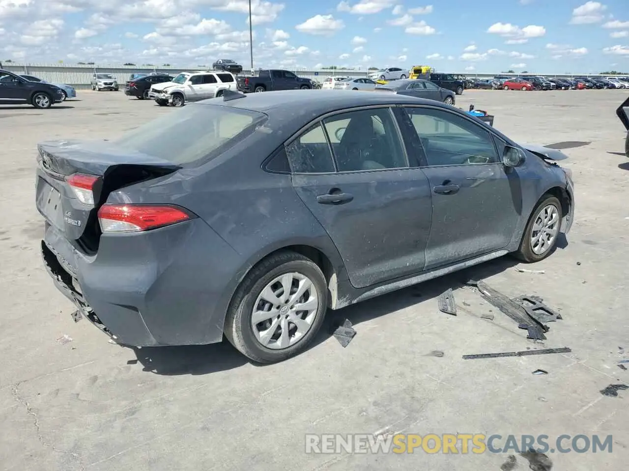 3 Photograph of a damaged car JTDBCMFE6P3011362 TOYOTA COROLLA 2023