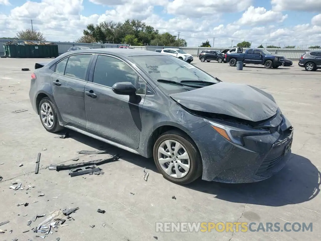 4 Photograph of a damaged car JTDBCMFE6P3011362 TOYOTA COROLLA 2023