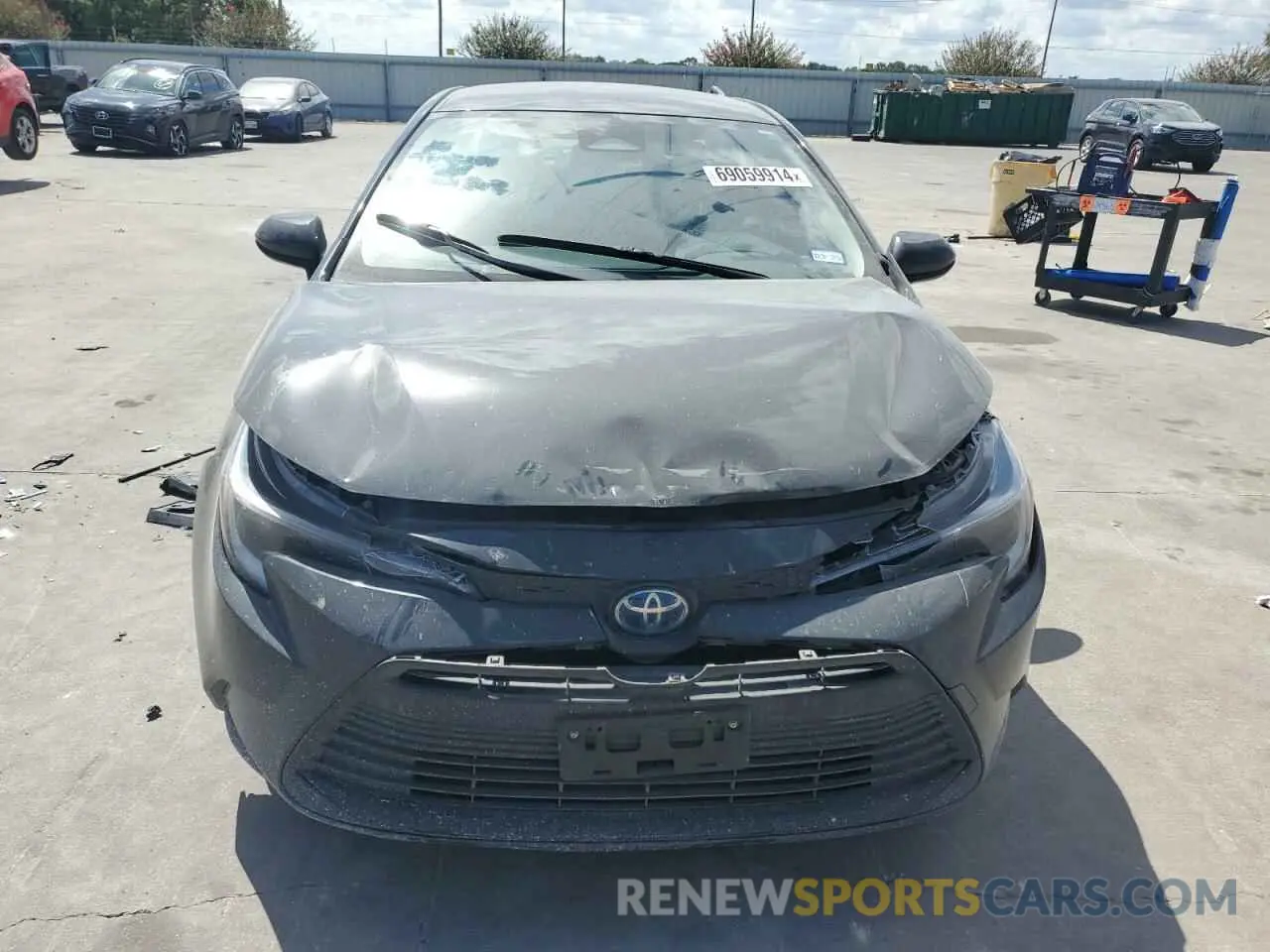 5 Photograph of a damaged car JTDBCMFE6P3011362 TOYOTA COROLLA 2023
