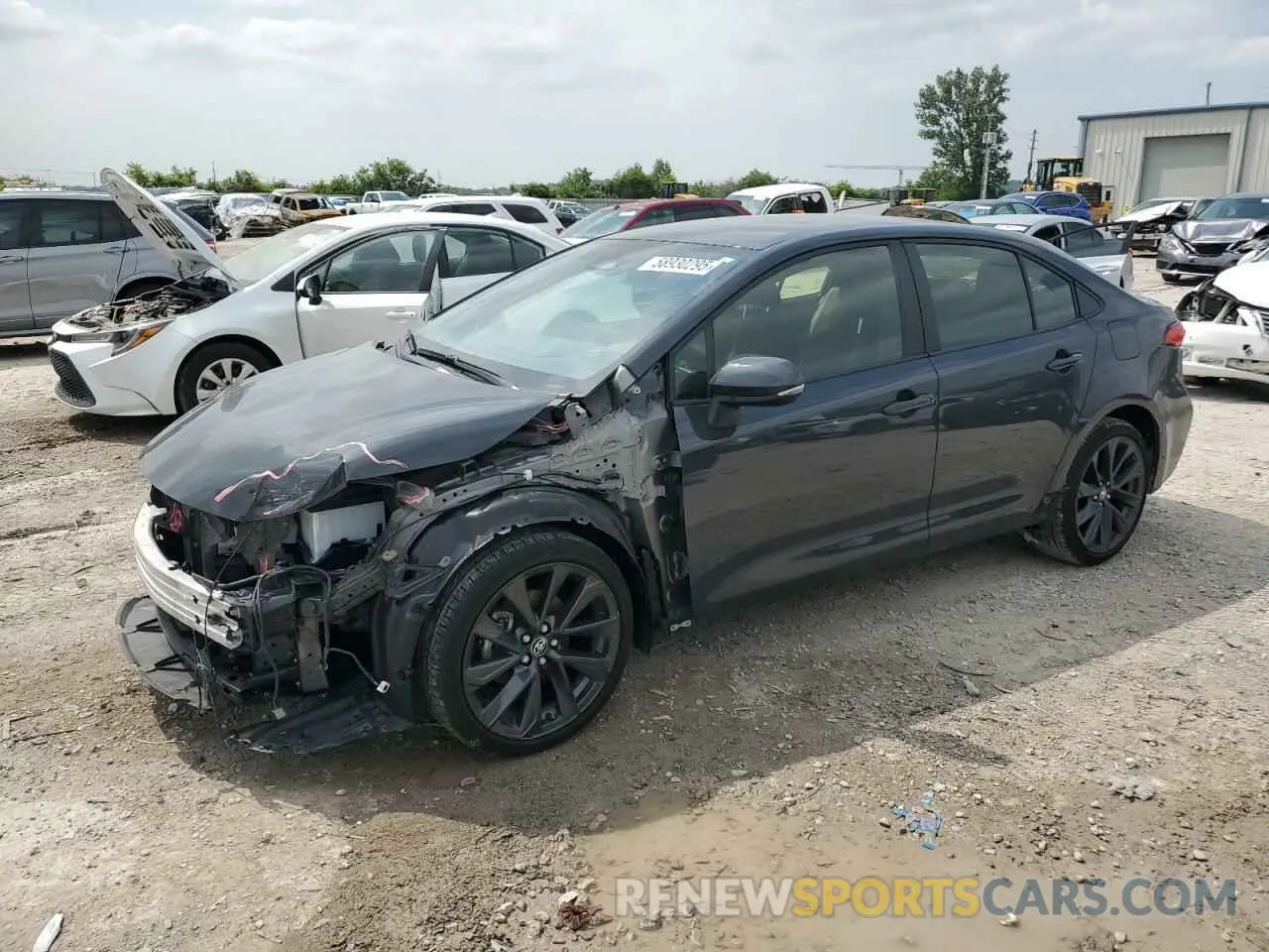 1 Photograph of a damaged car JTDBCMFE6P3020126 TOYOTA COROLLA 2023