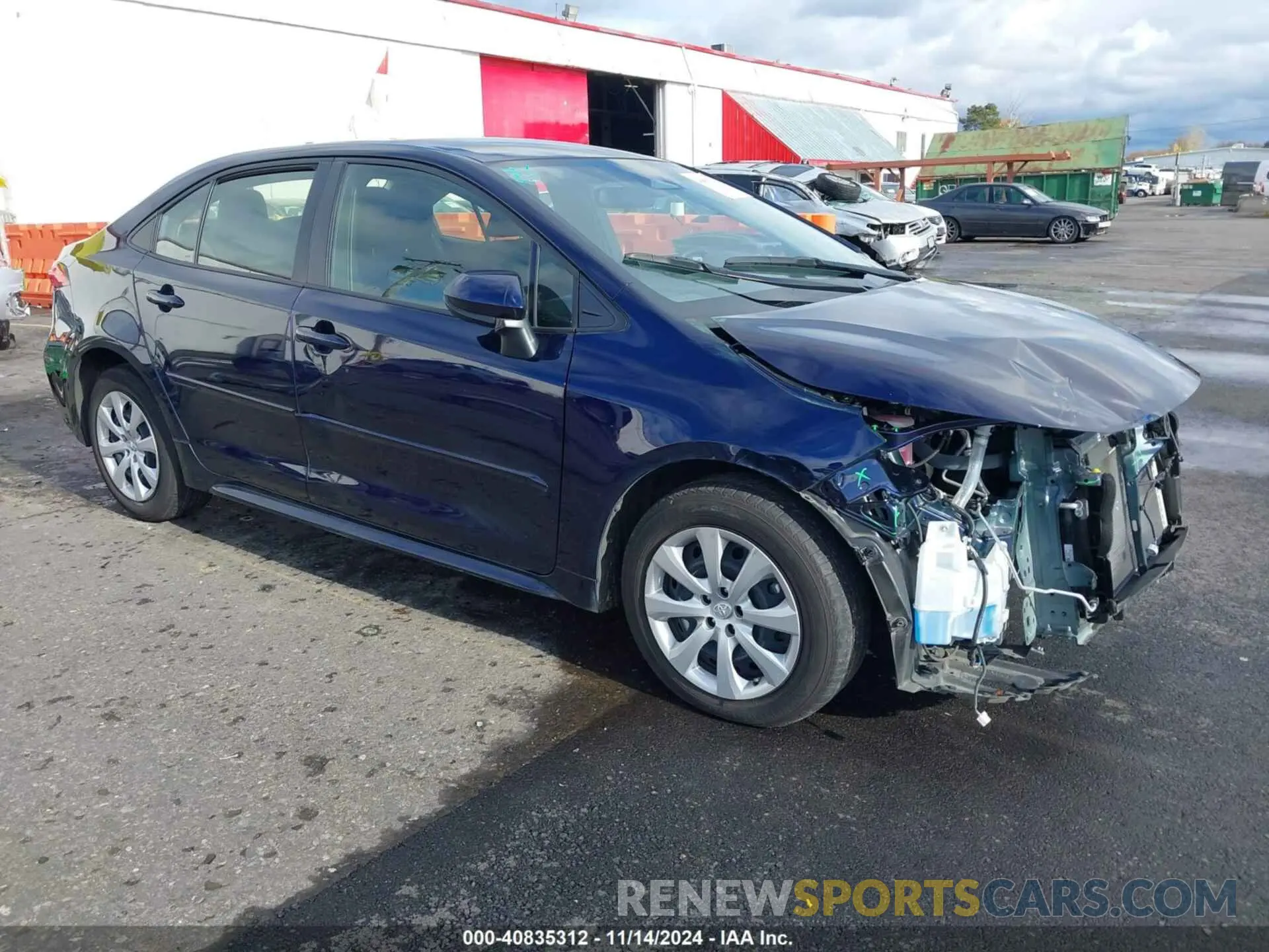 1 Photograph of a damaged car JTDBCMFE6PJ003256 TOYOTA COROLLA 2023