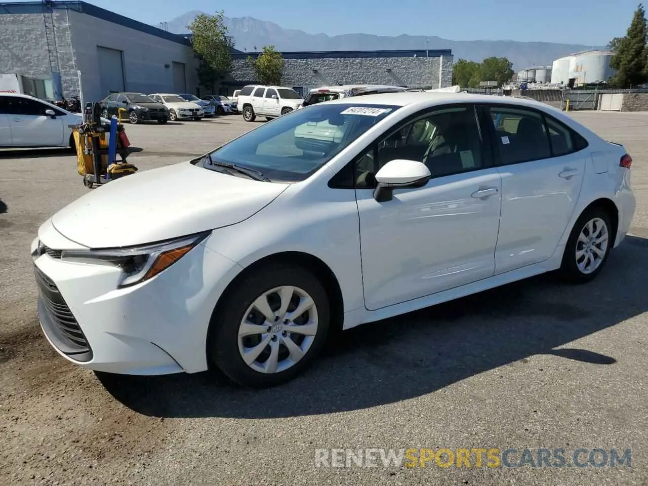 1 Photograph of a damaged car JTDBCMFE6PJ011342 TOYOTA COROLLA 2023