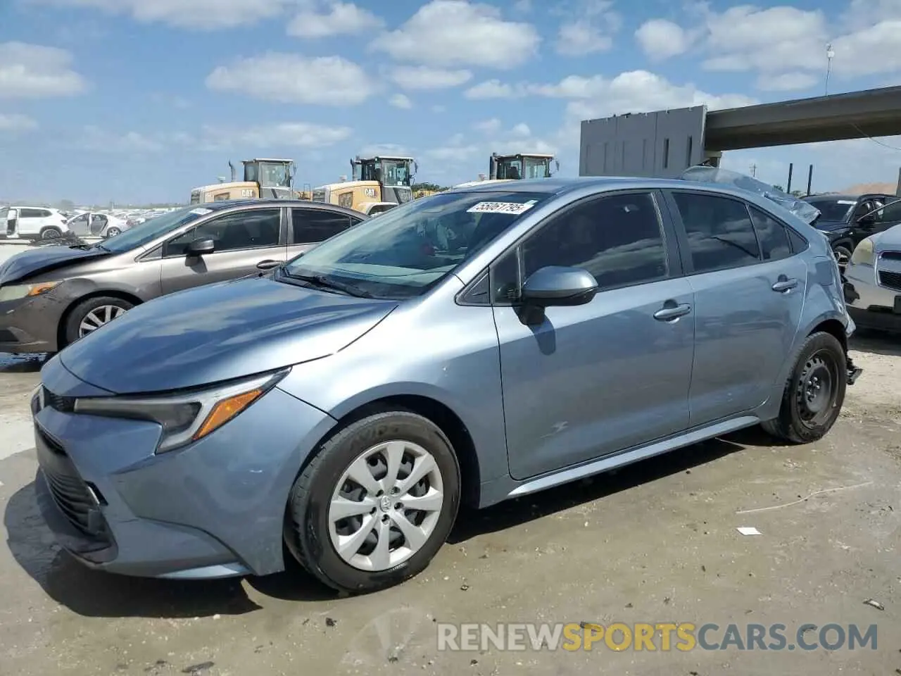 1 Photograph of a damaged car JTDBCMFE6PJ015634 TOYOTA COROLLA 2023