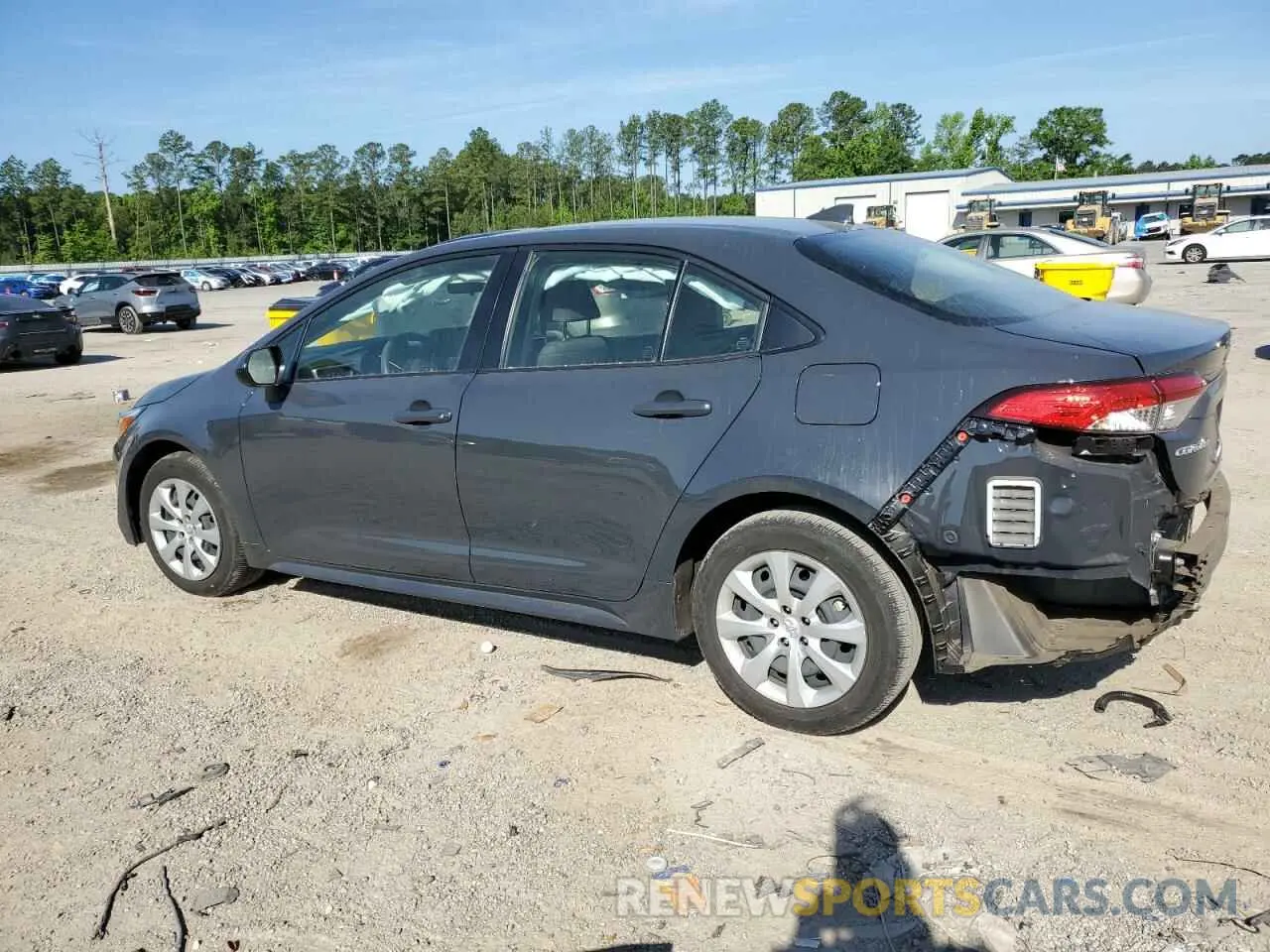 2 Photograph of a damaged car JTDBCMFE7P3000841 TOYOTA COROLLA 2023