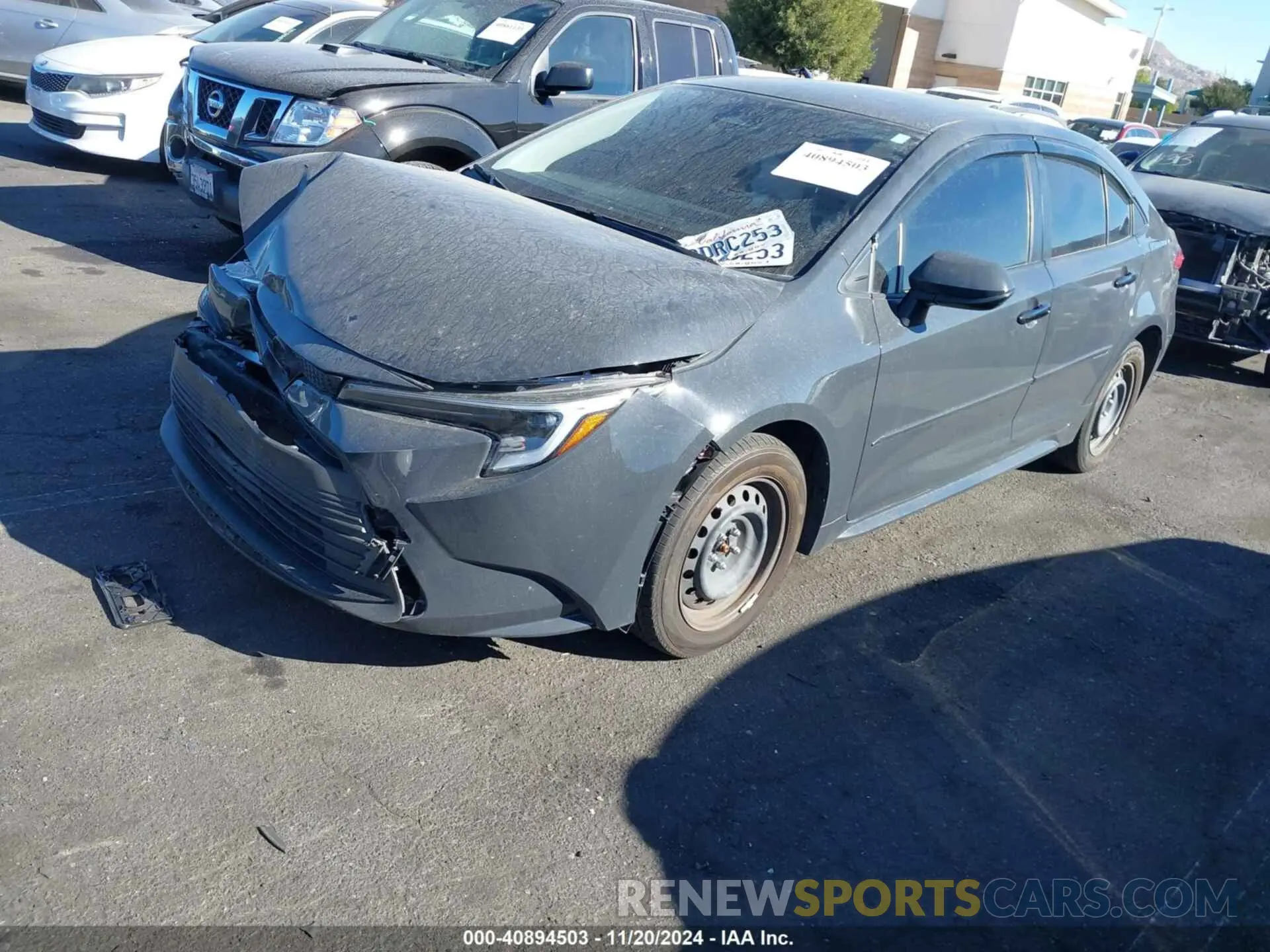 2 Photograph of a damaged car JTDBCMFE7P3002346 TOYOTA COROLLA 2023