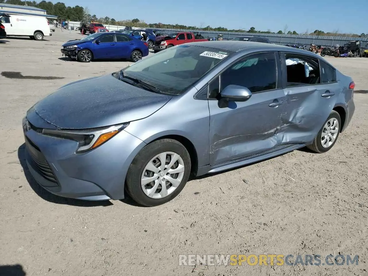 1 Photograph of a damaged car JTDBCMFE7P3005330 TOYOTA COROLLA 2023
