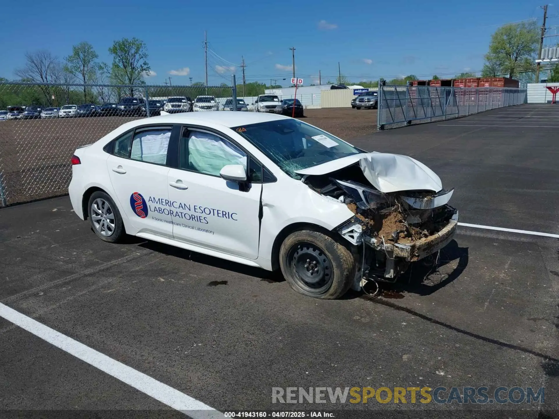 1 Photograph of a damaged car JTDBCMFE7P3008888 TOYOTA COROLLA 2023