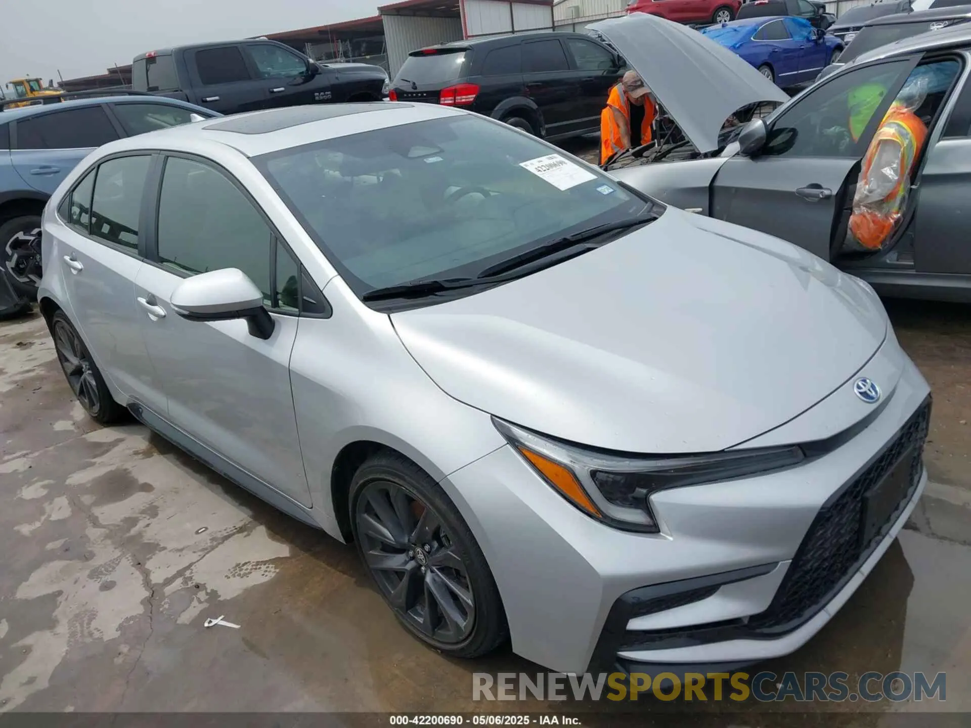 1 Photograph of a damaged car JTDBCMFE7P3012178 TOYOTA COROLLA 2023