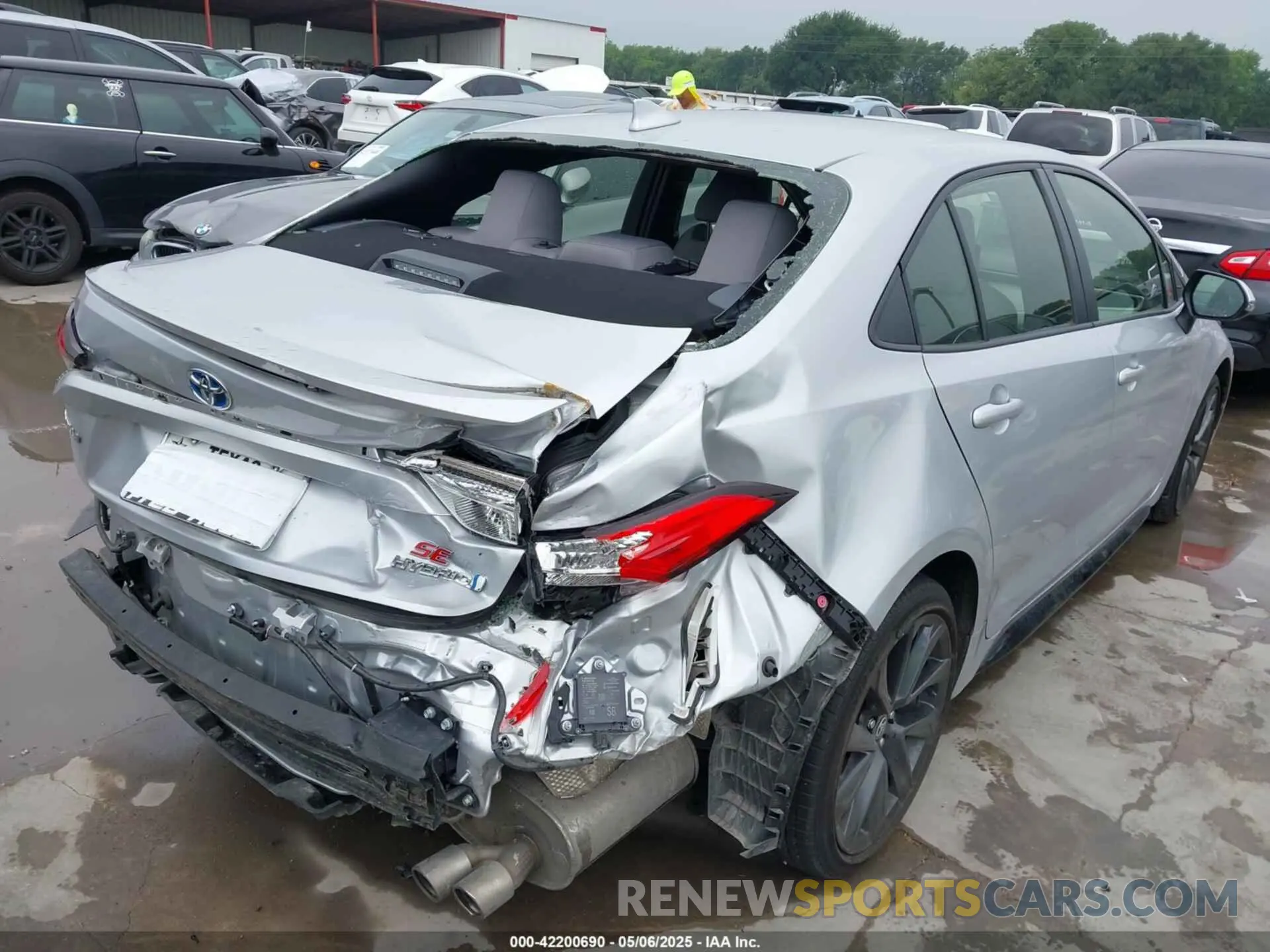 4 Photograph of a damaged car JTDBCMFE7P3012178 TOYOTA COROLLA 2023
