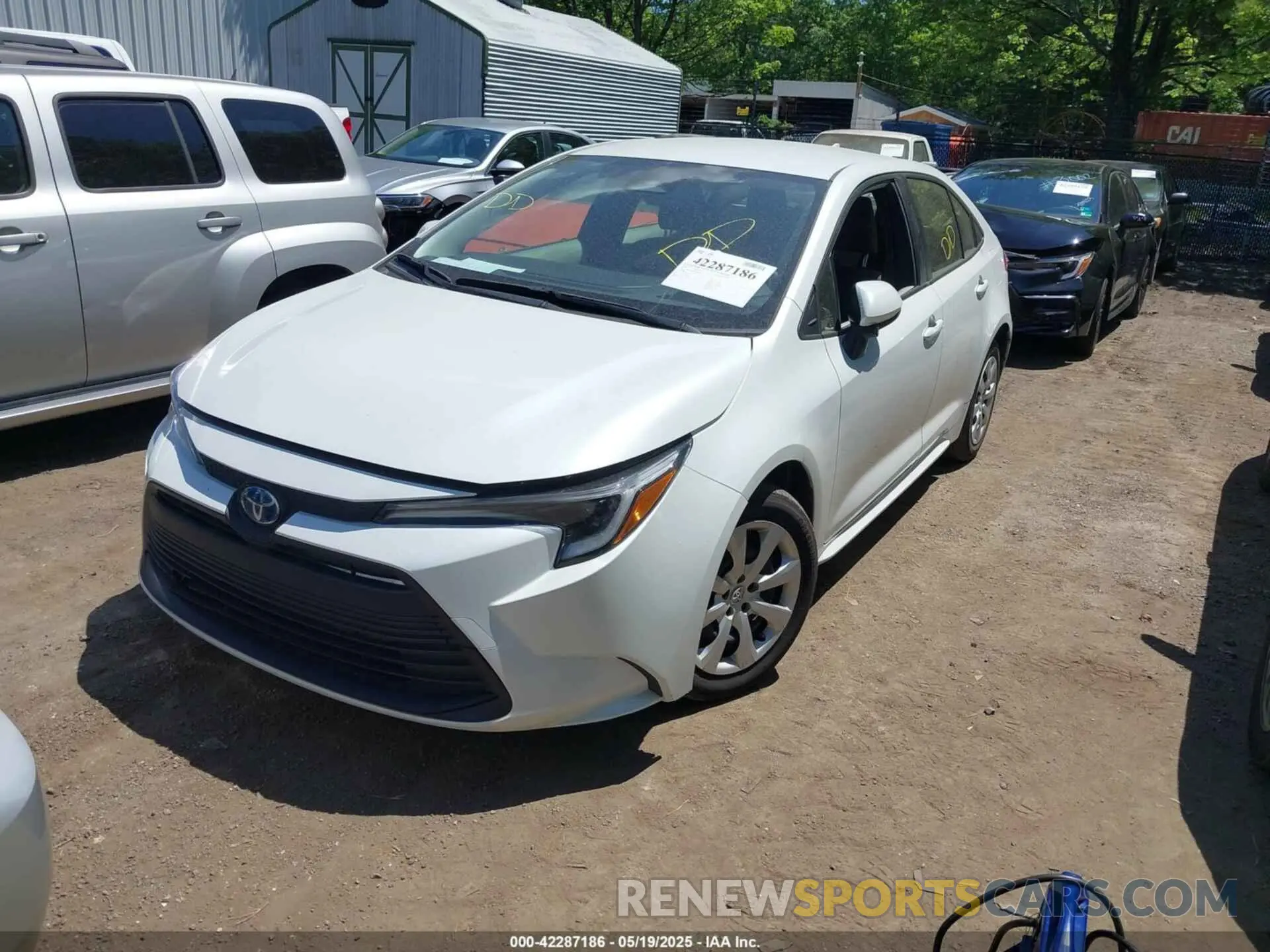 2 Photograph of a damaged car JTDBCMFE7P3014528 TOYOTA COROLLA 2023