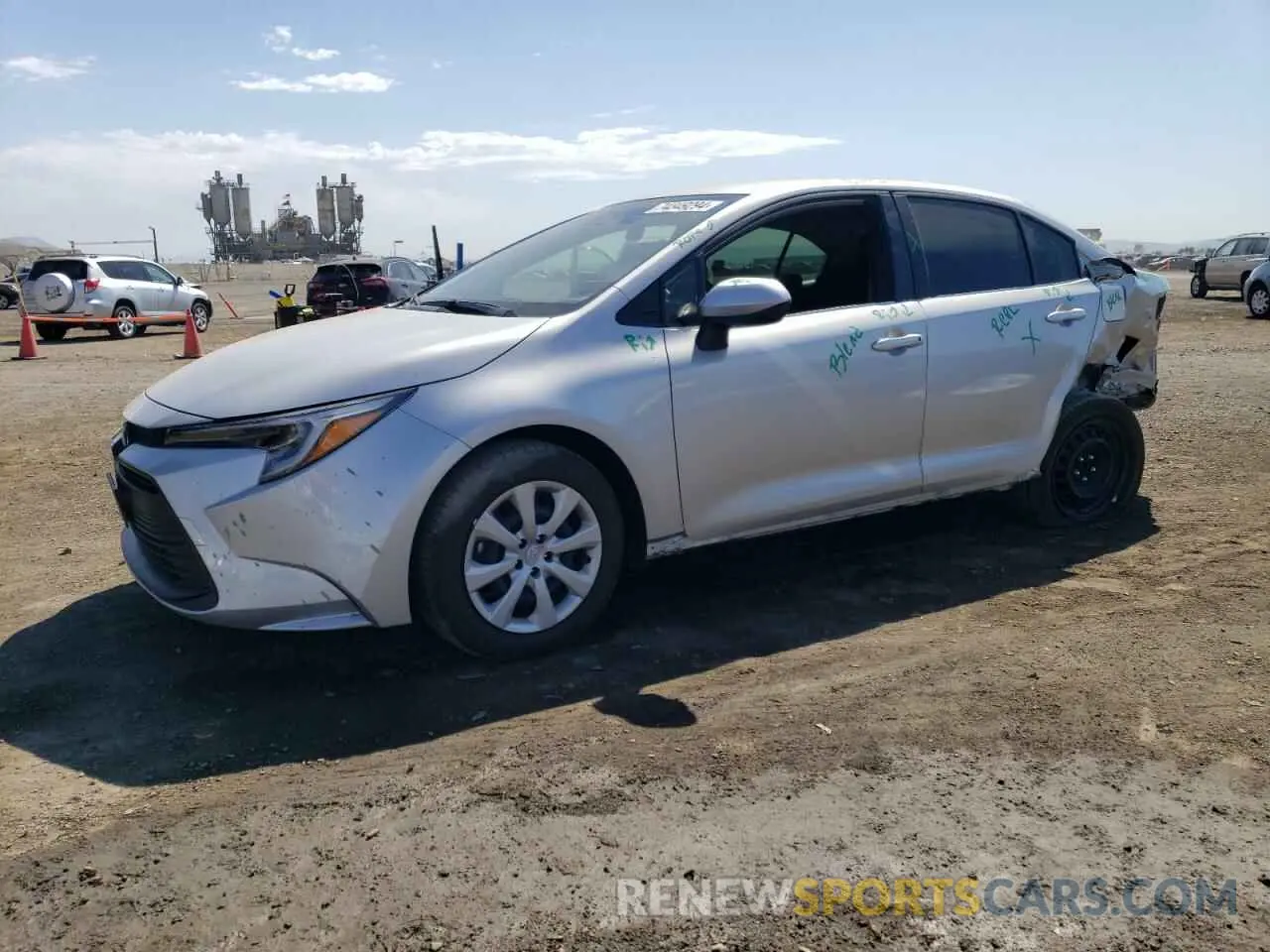 1 Photograph of a damaged car JTDBCMFE7P3014657 TOYOTA COROLLA 2023