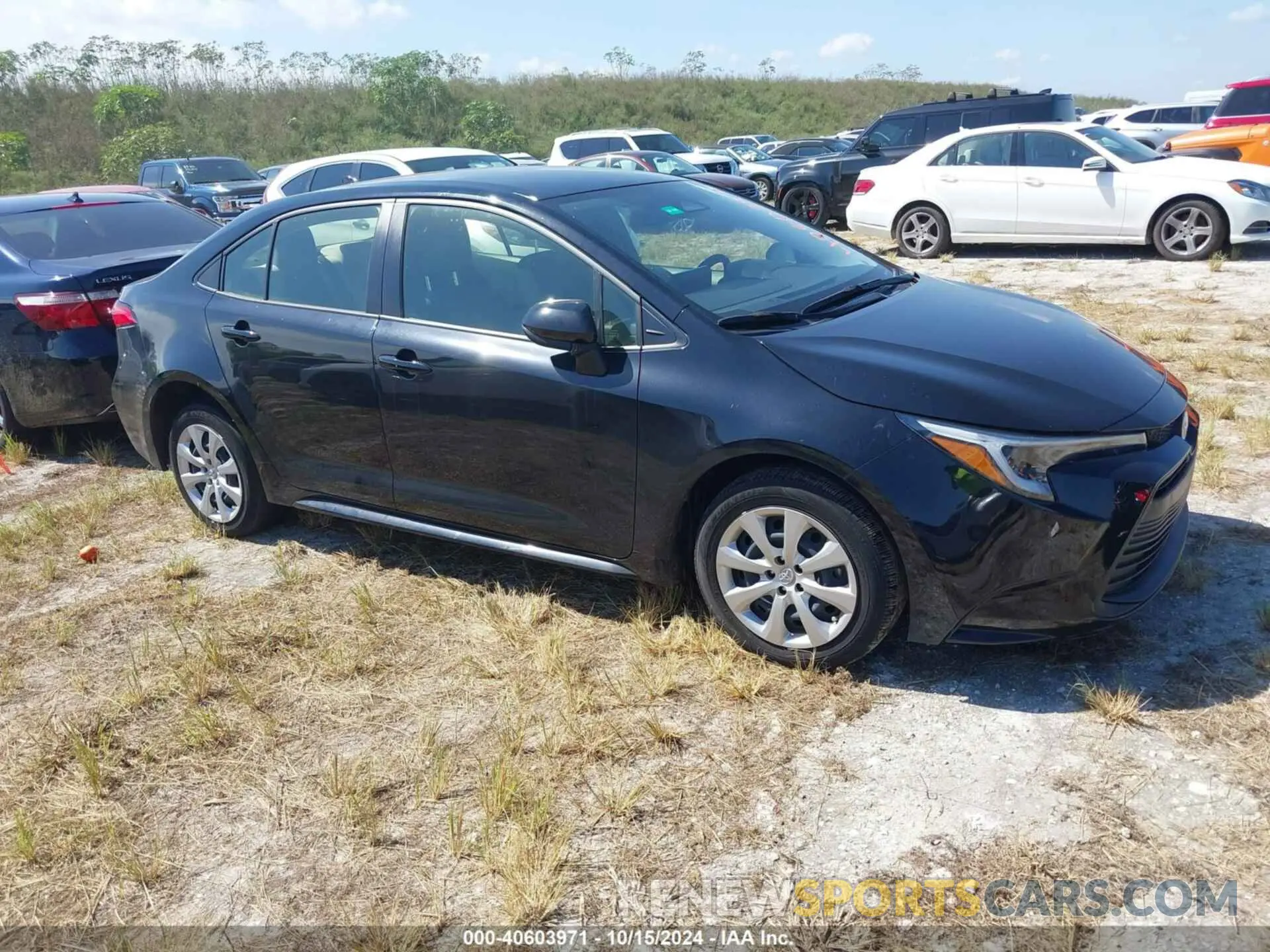 1 Photograph of a damaged car JTDBCMFE7P3015260 TOYOTA COROLLA 2023