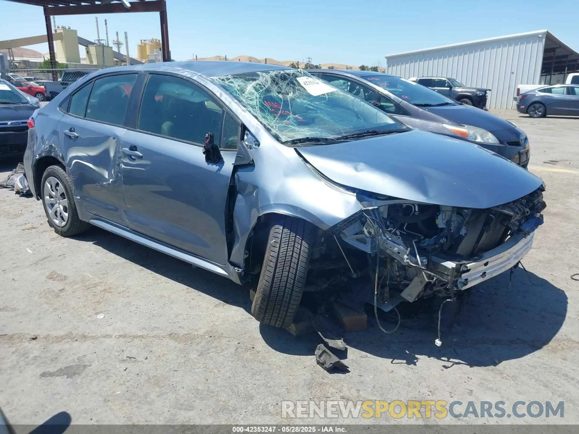 1 Photograph of a damaged car JTDBCMFE7P3020359 TOYOTA COROLLA 2023