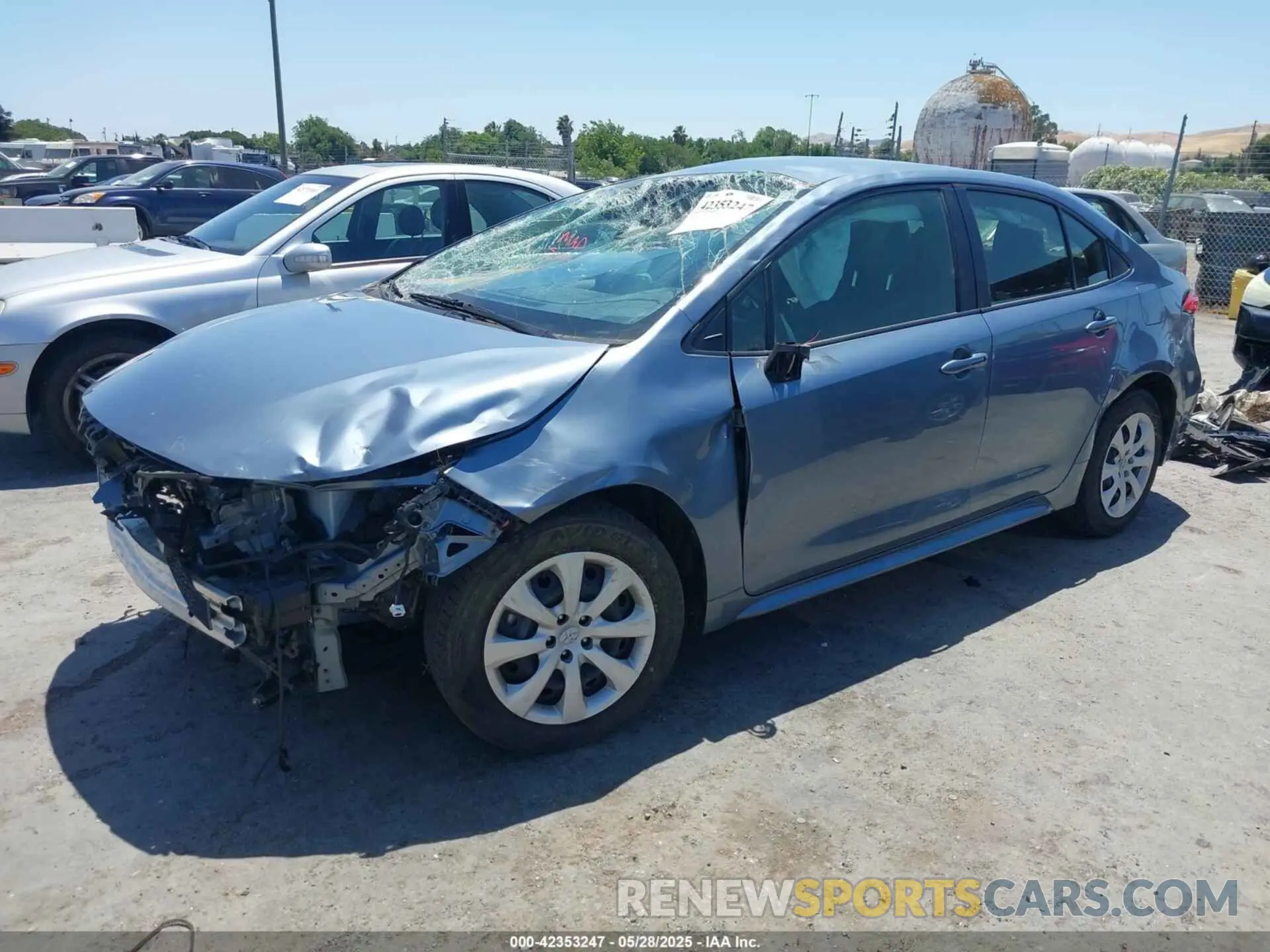 2 Photograph of a damaged car JTDBCMFE7P3020359 TOYOTA COROLLA 2023
