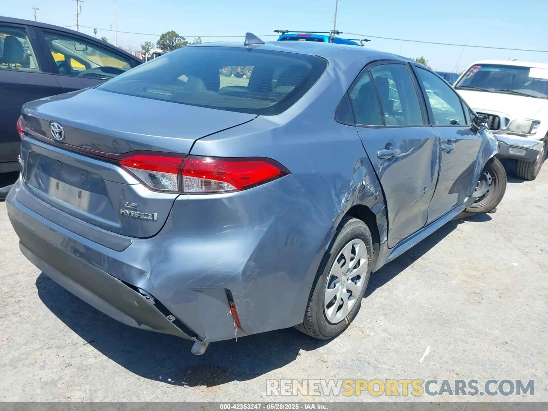 4 Photograph of a damaged car JTDBCMFE7P3020359 TOYOTA COROLLA 2023