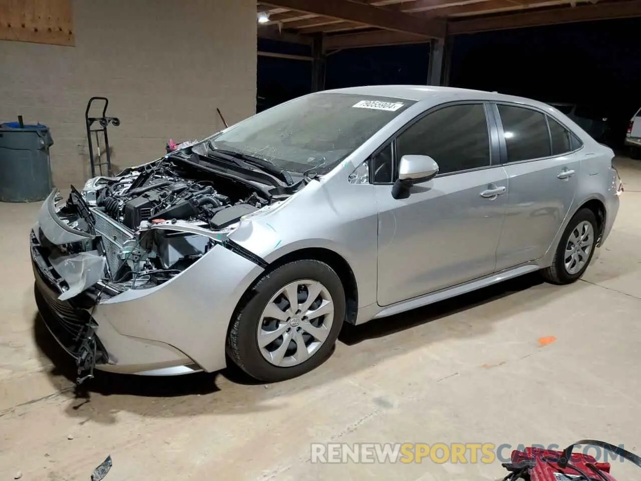 1 Photograph of a damaged car JTDBCMFE7PJ001516 TOYOTA COROLLA 2023