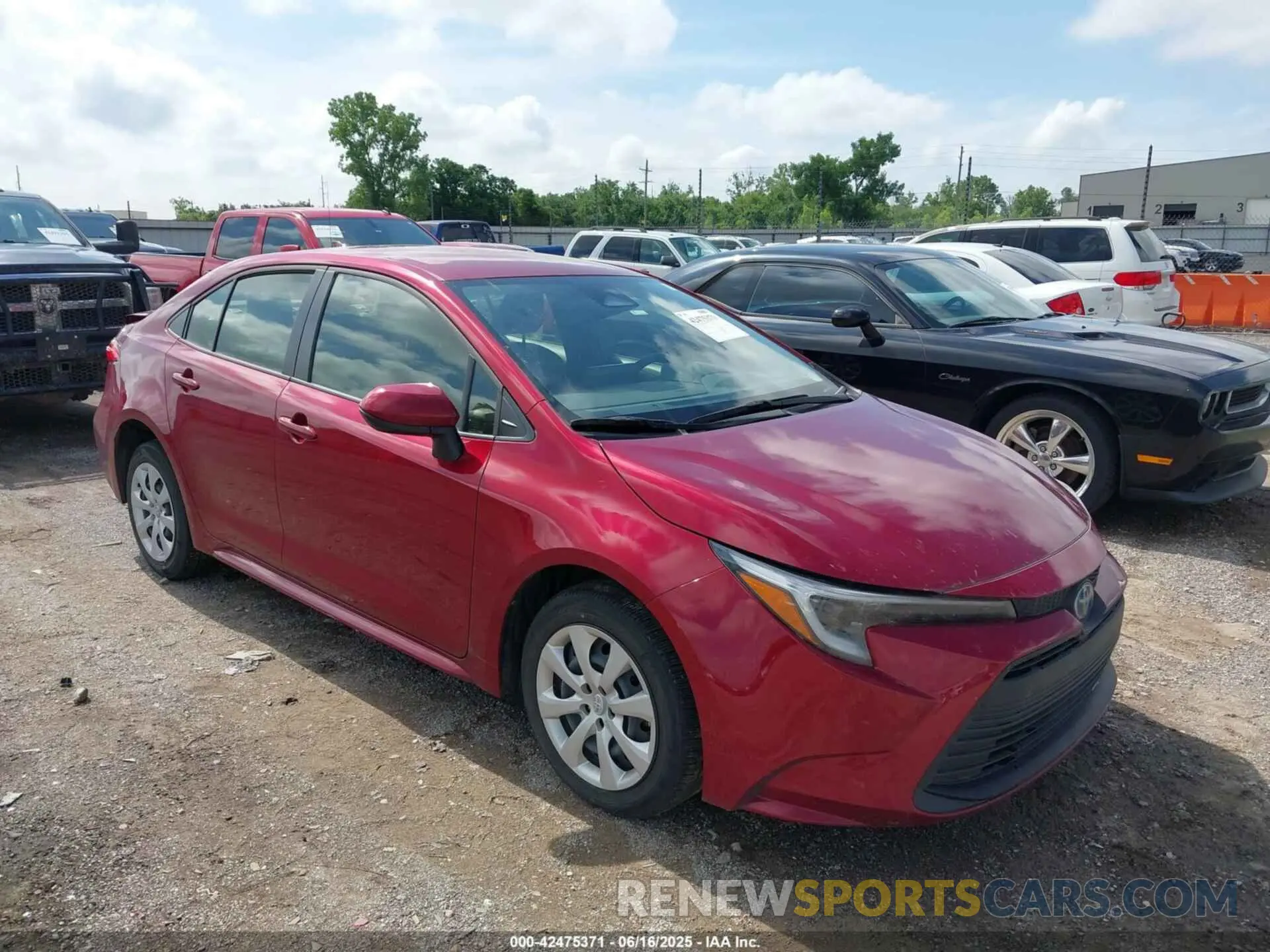 1 Photograph of a damaged car JTDBCMFE7PJ007252 TOYOTA COROLLA 2023