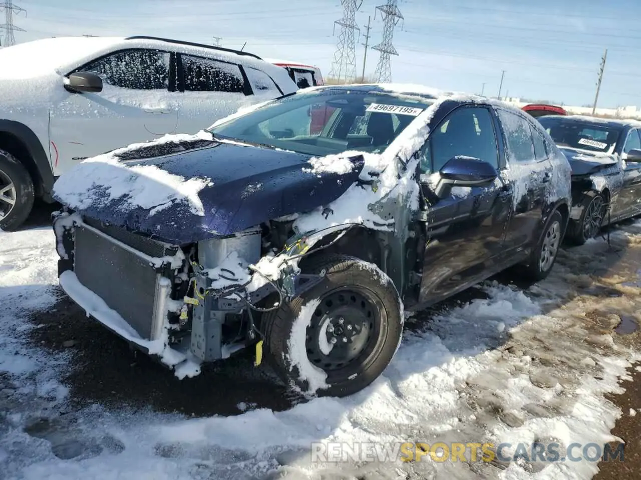 1 Photograph of a damaged car JTDBCMFE7PJ008756 TOYOTA COROLLA 2023