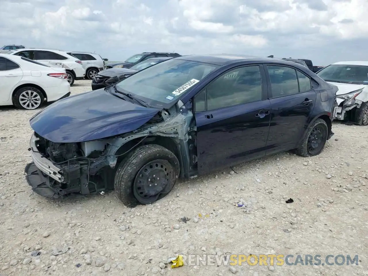 1 Photograph of a damaged car JTDBCMFE7PJ009275 TOYOTA COROLLA 2023